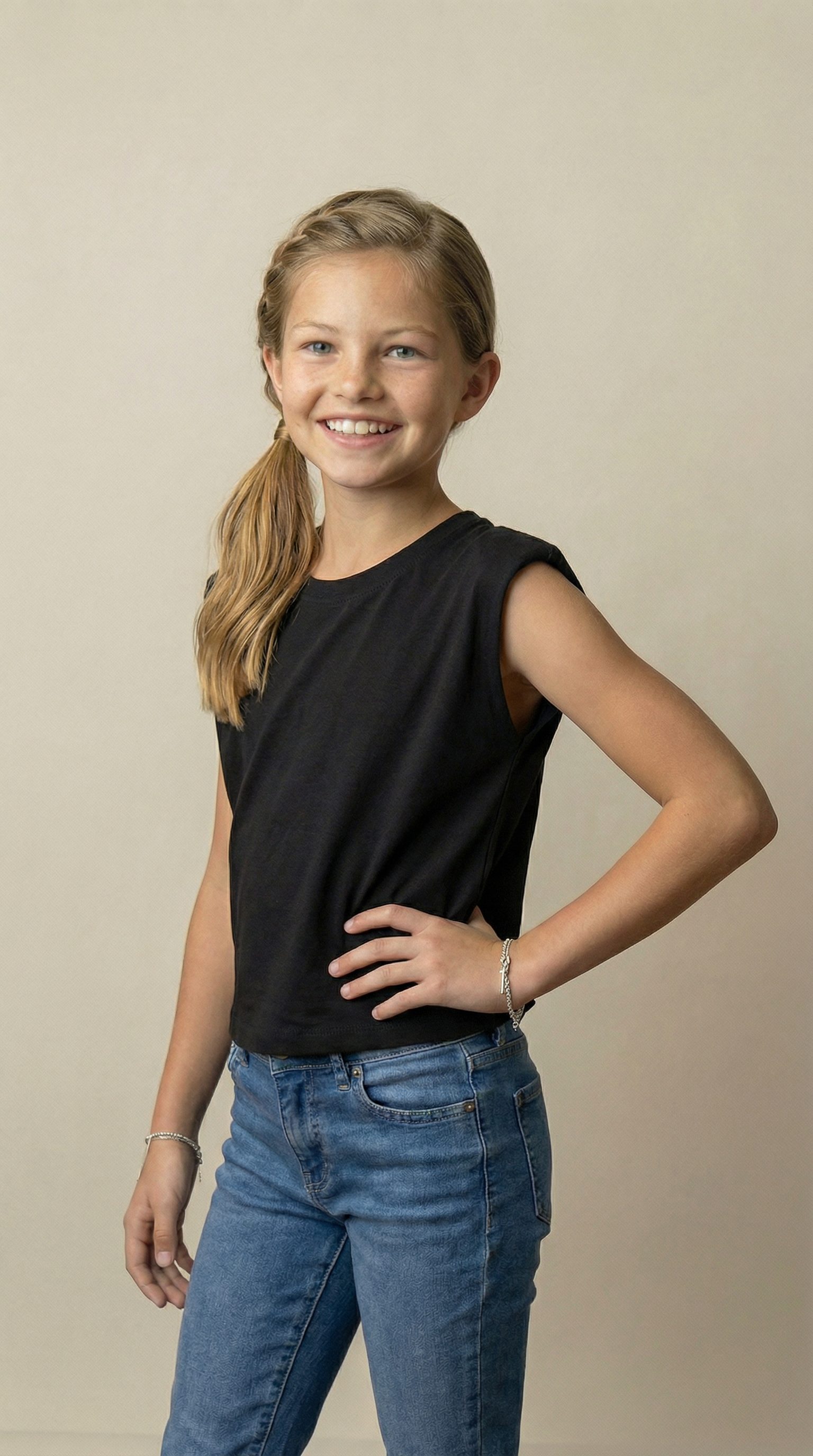 Camiseta Douz Infantil Luisa Preta