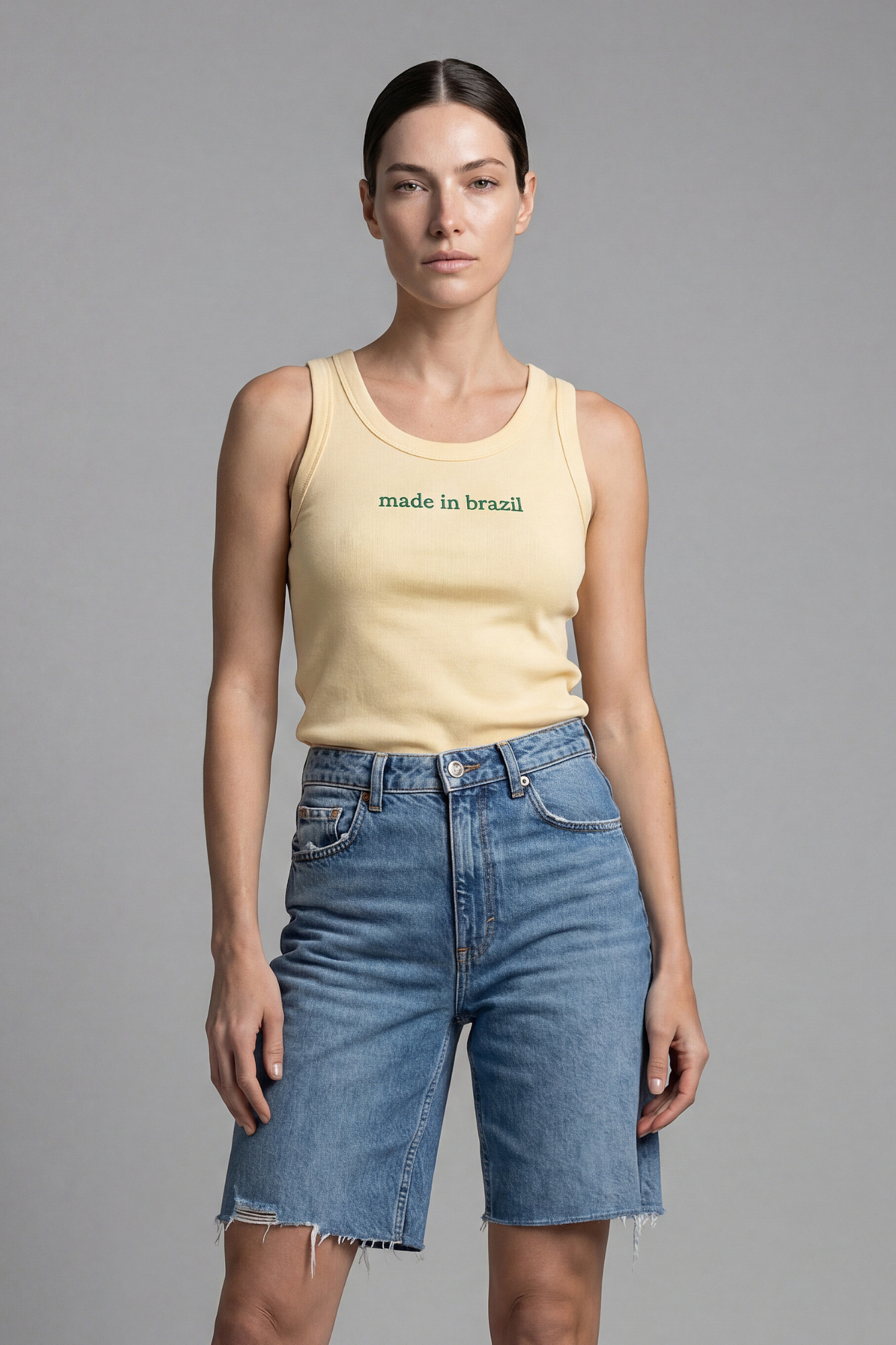 Regata Bordada Copa Moon Gola U Amarela