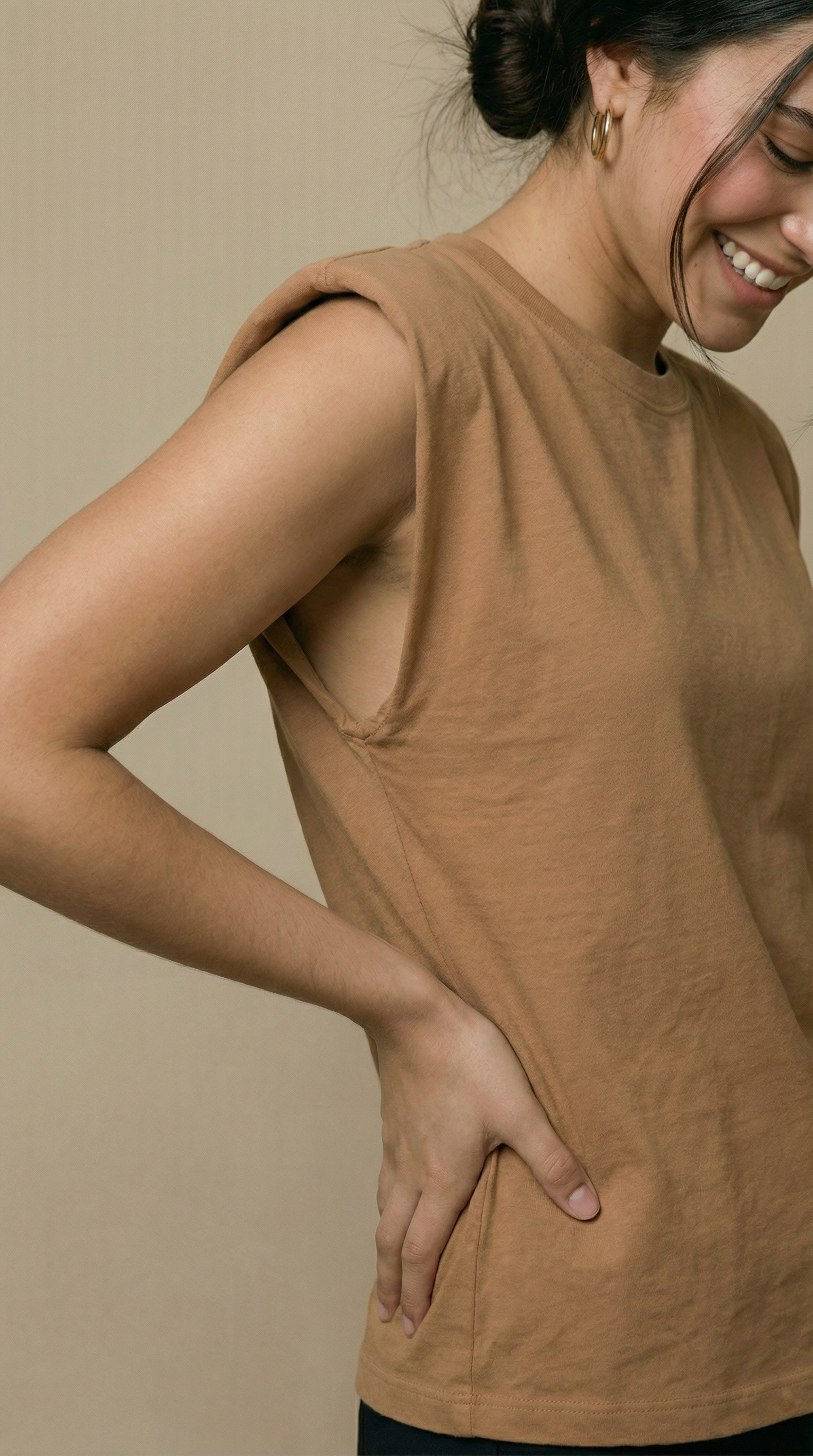Camiseta Douz Luisa Caramelo