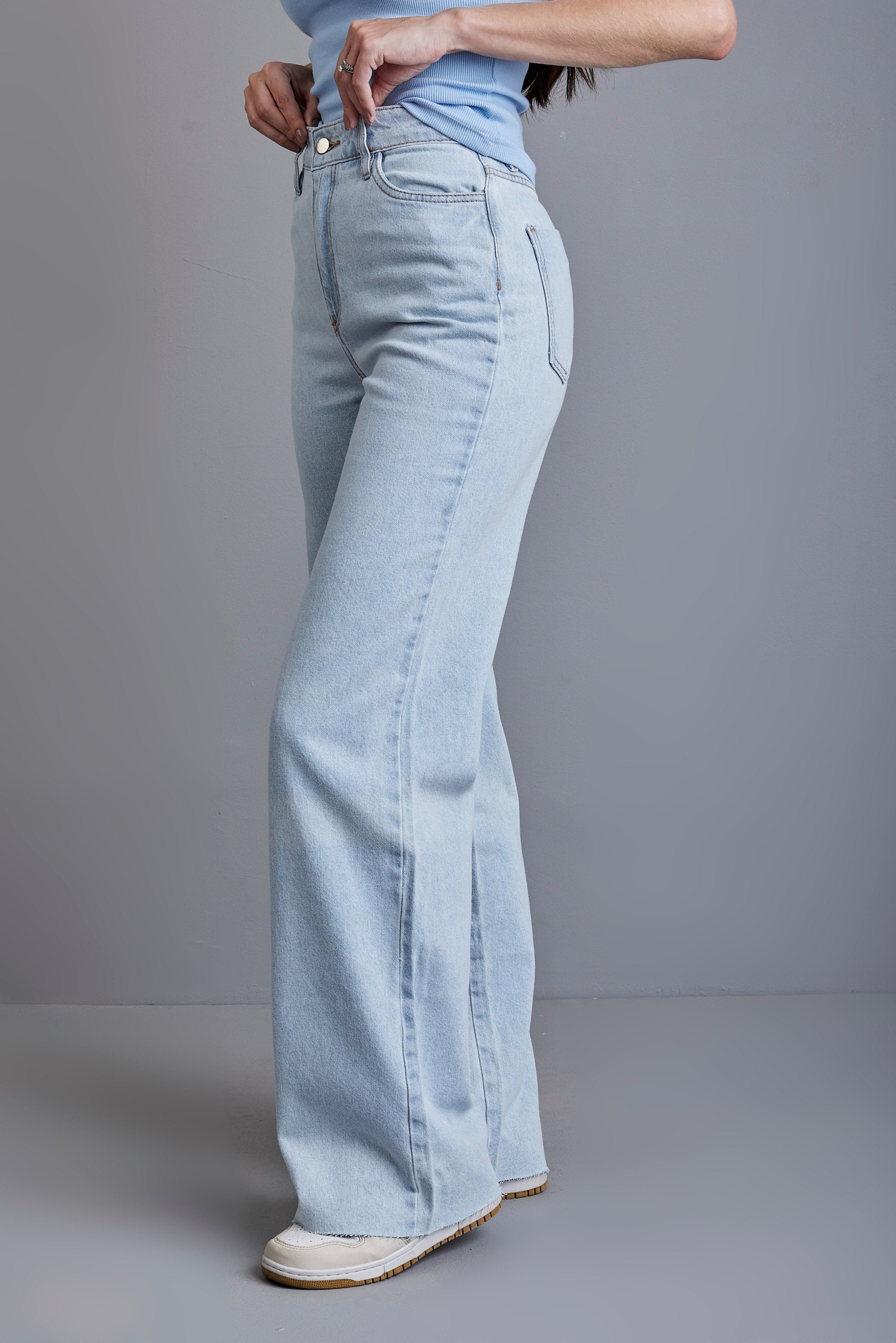 Calça Jeans Moon Basics Light Blue