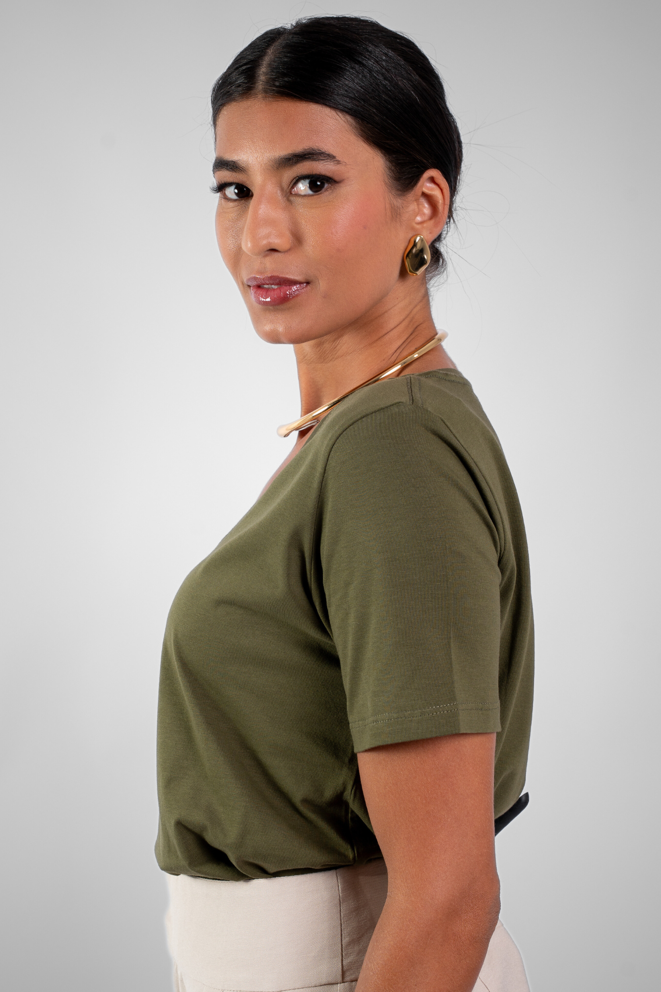 Camiseta Essential Moon Basics Gola V Verde