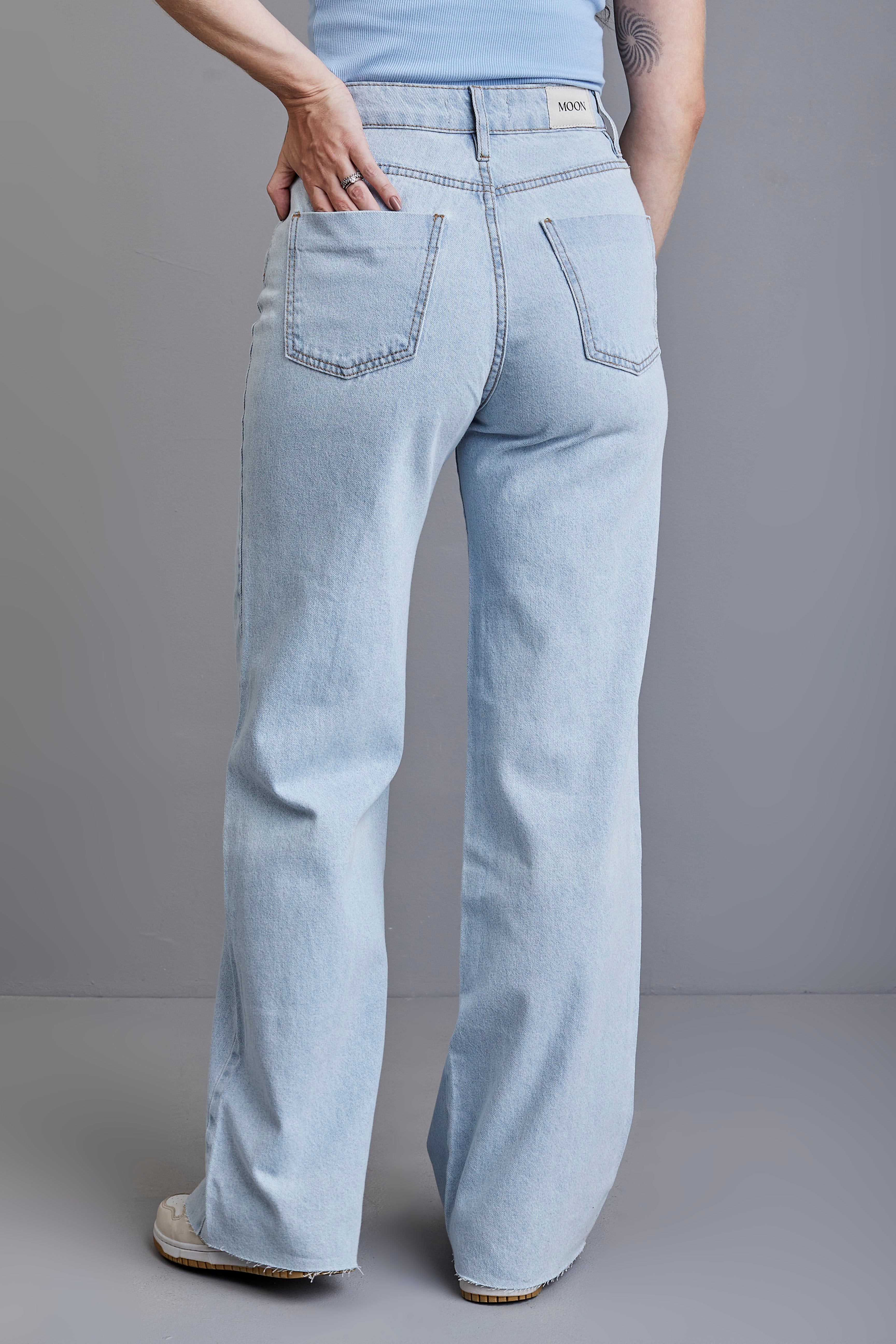 Calça Jeans Moon Basics Light Blue