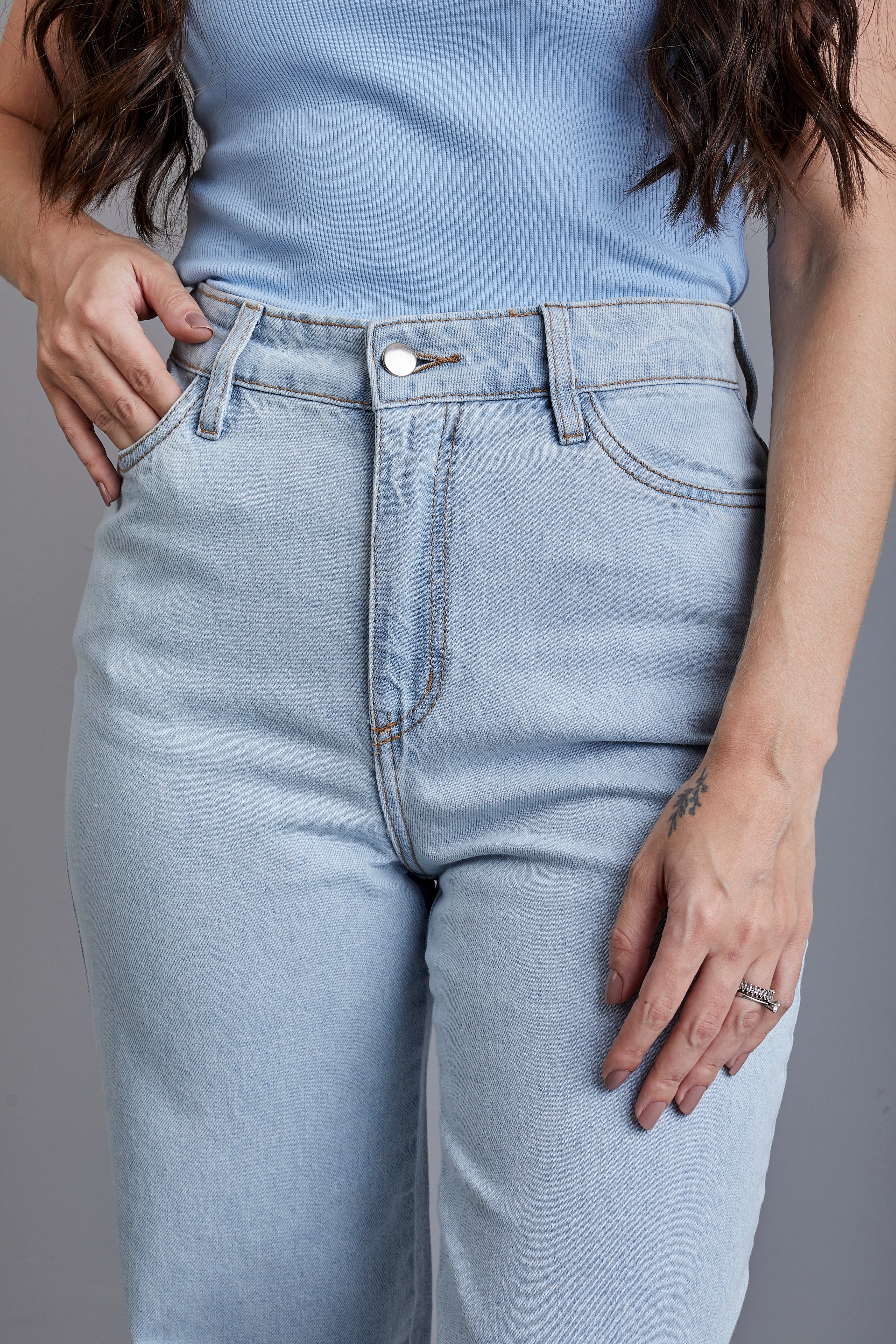 Calça Jeans Moon Basics Light Blue