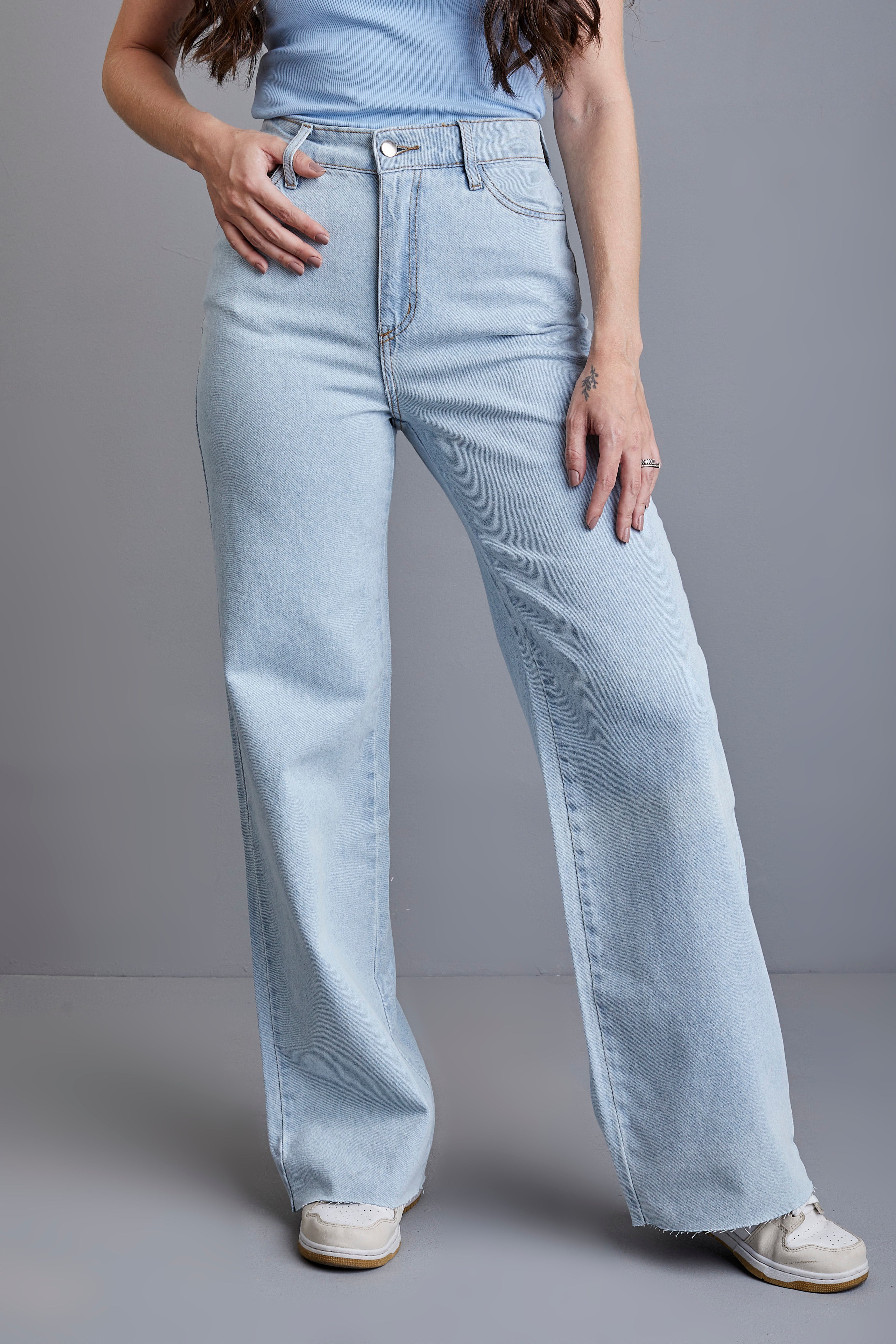 Calça Jeans Moon Basics Light Blue