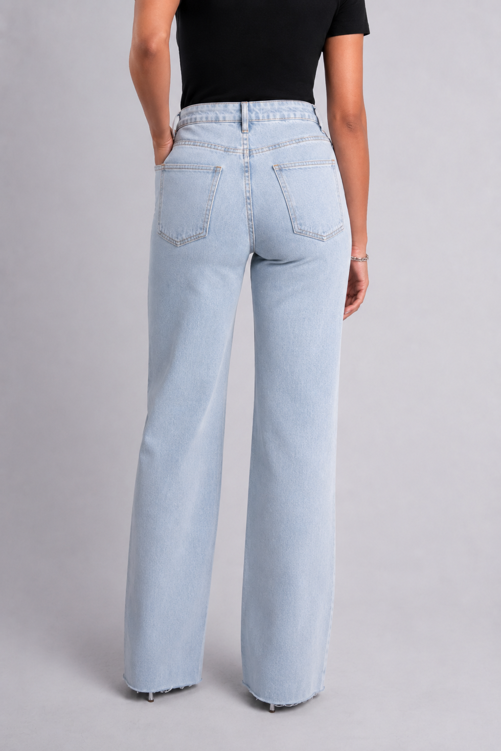 Calça Jeans Reta Moon Light Blue