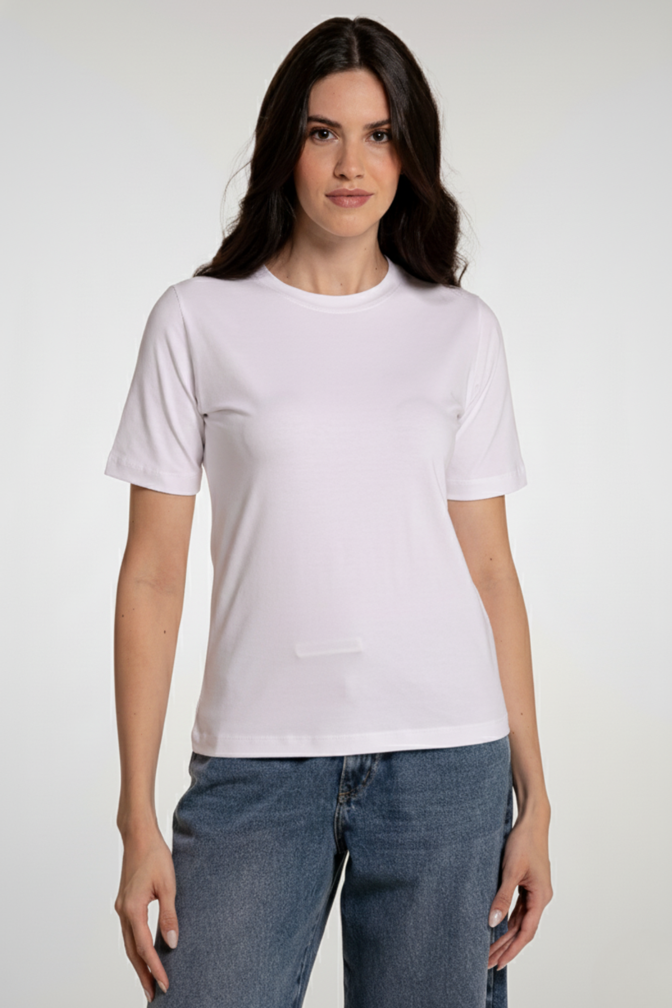 Camiseta Lisa New Moon Gola O Branca