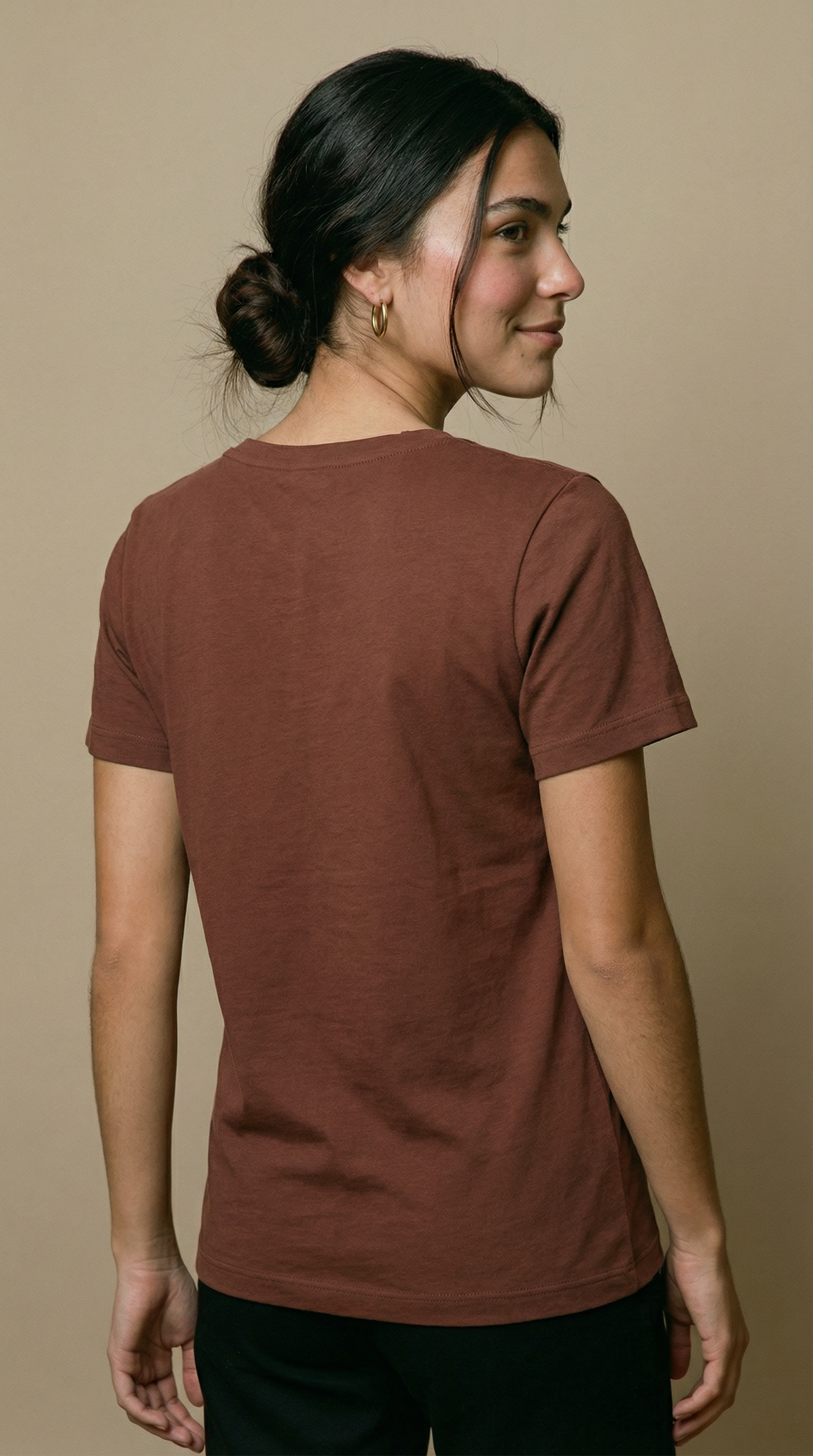 Camiseta Douz Manuela Marrom