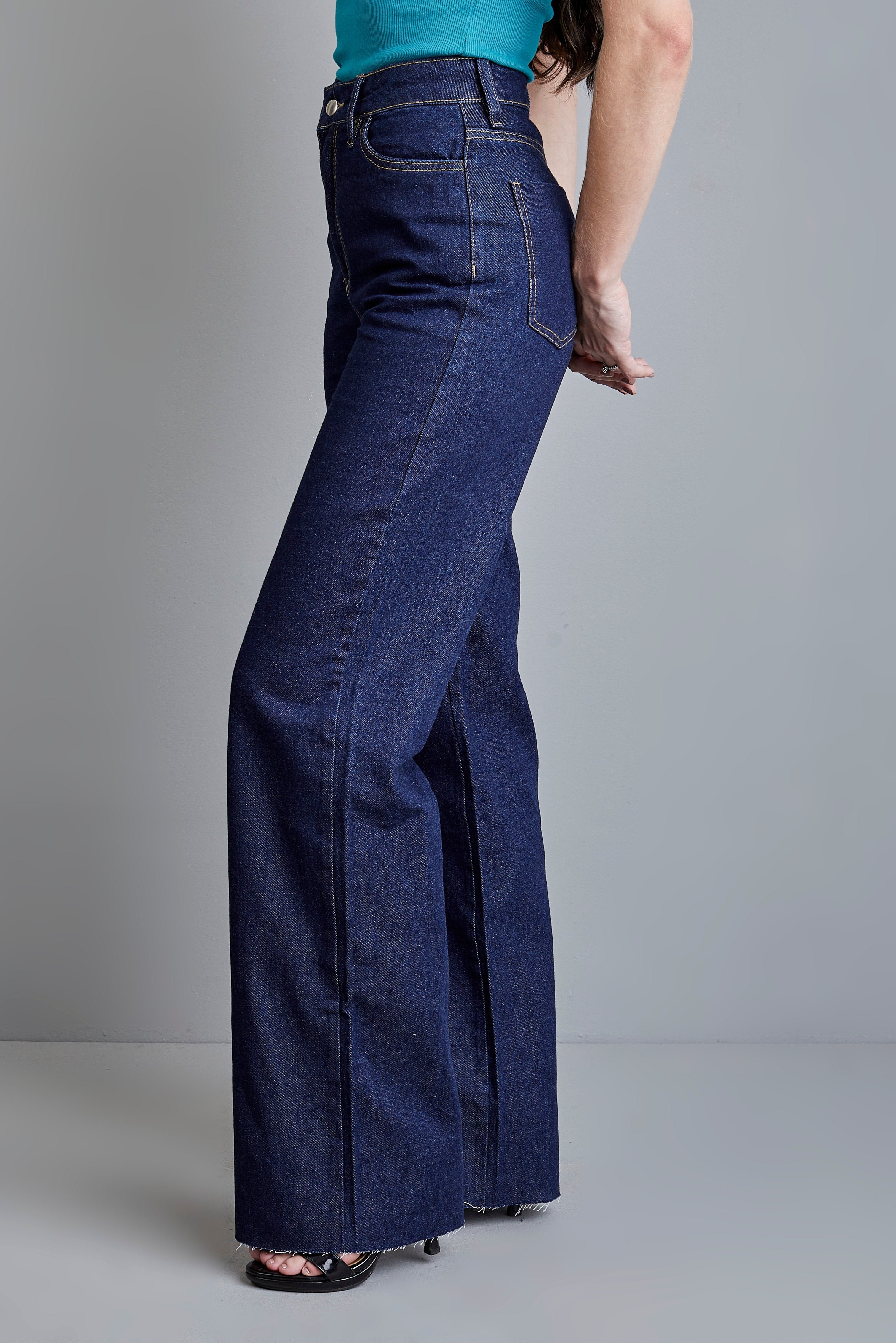 Calça Jeans Moon Basics Dark Blue