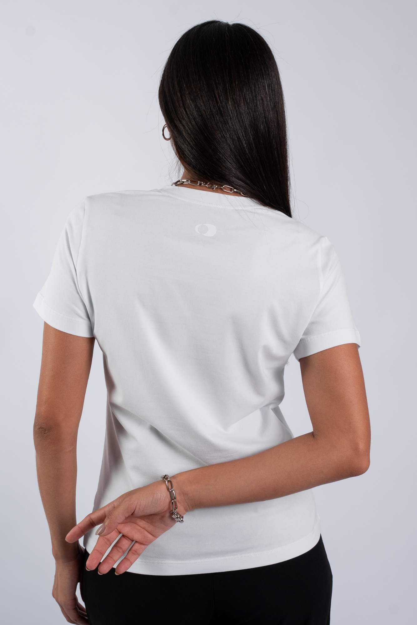 Camiseta Lisa New Moon Gola O Branca