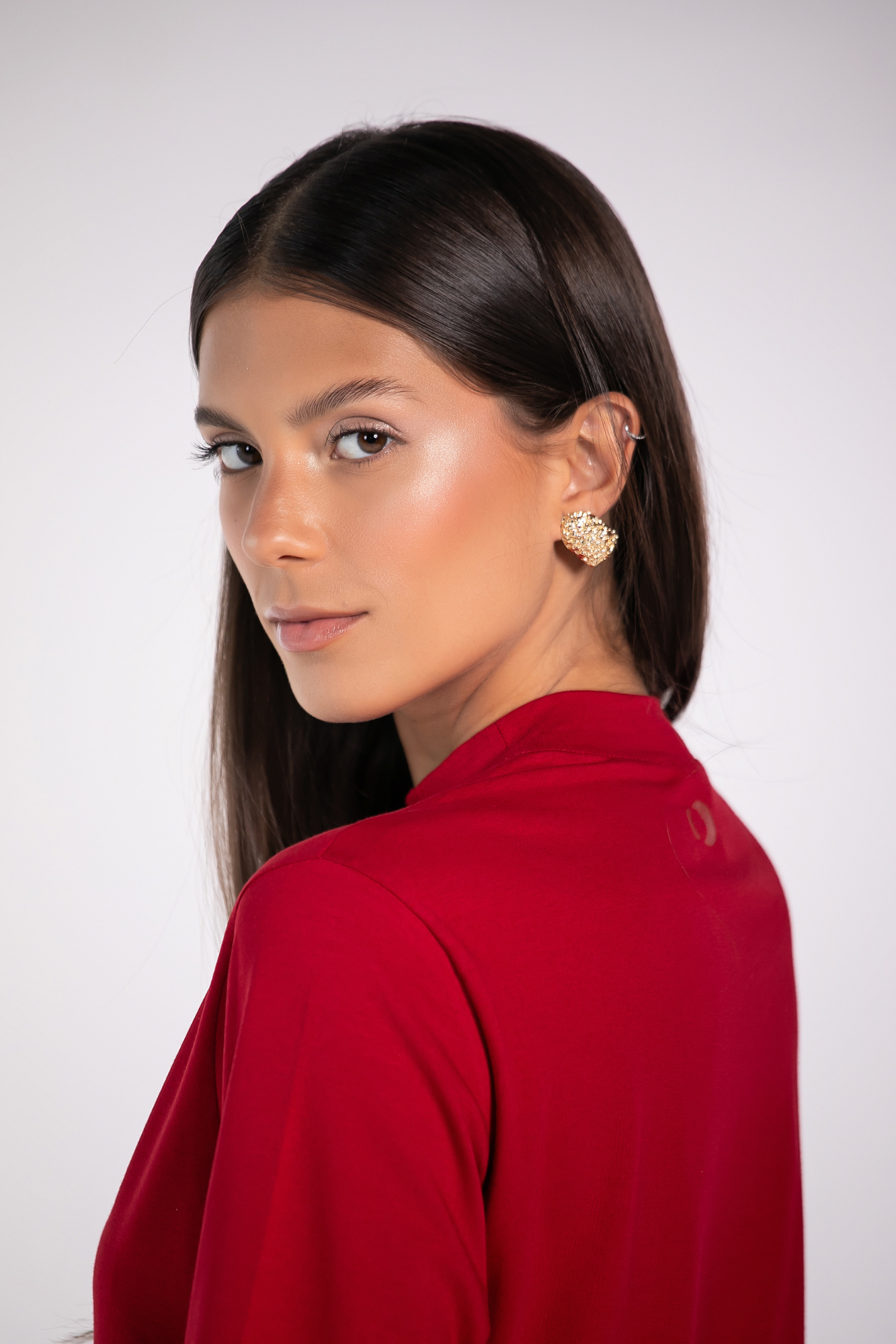 Kit Moon 3/4 Gola Média Bold Red & Off