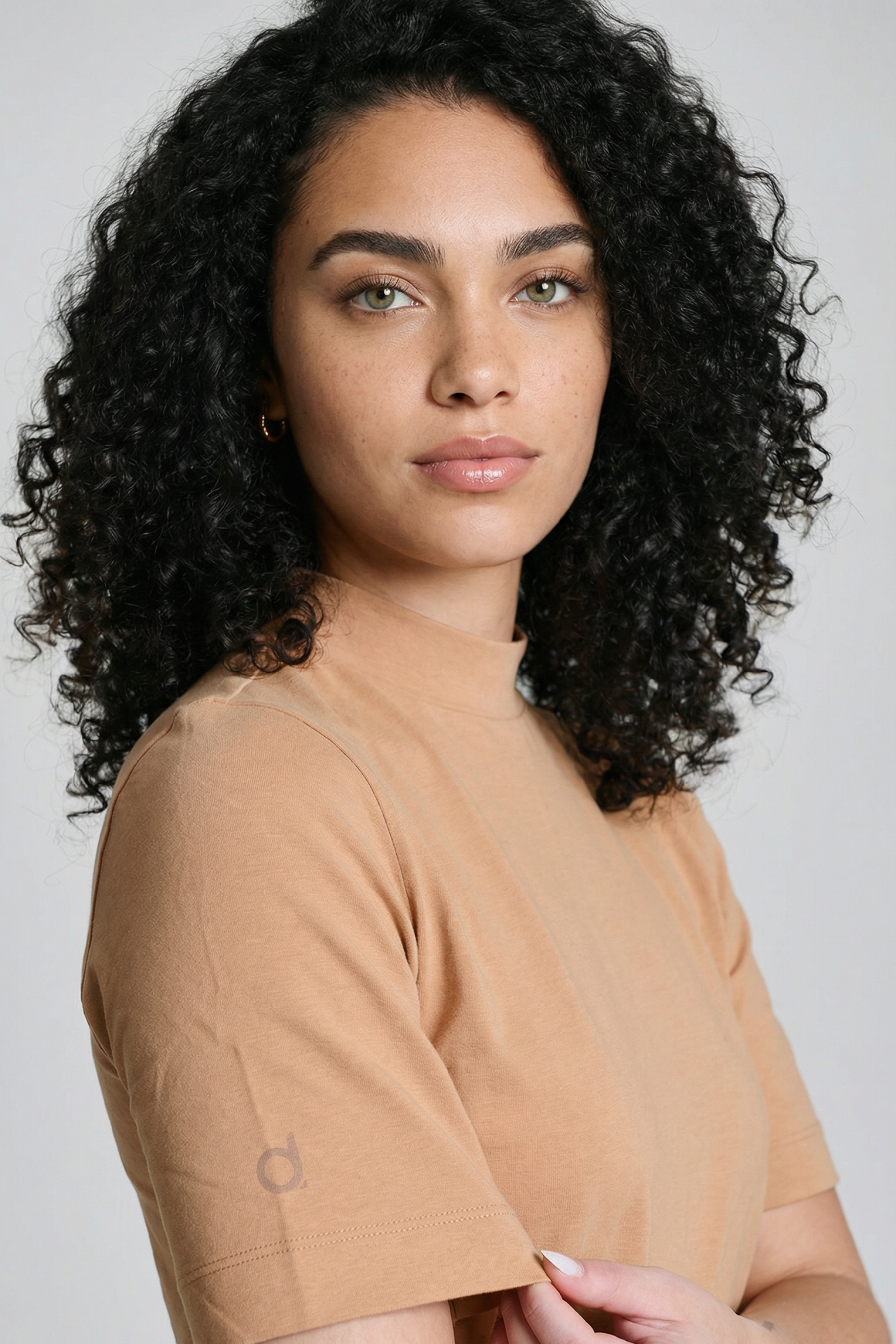 Camiseta Douz Flavia Caramelo