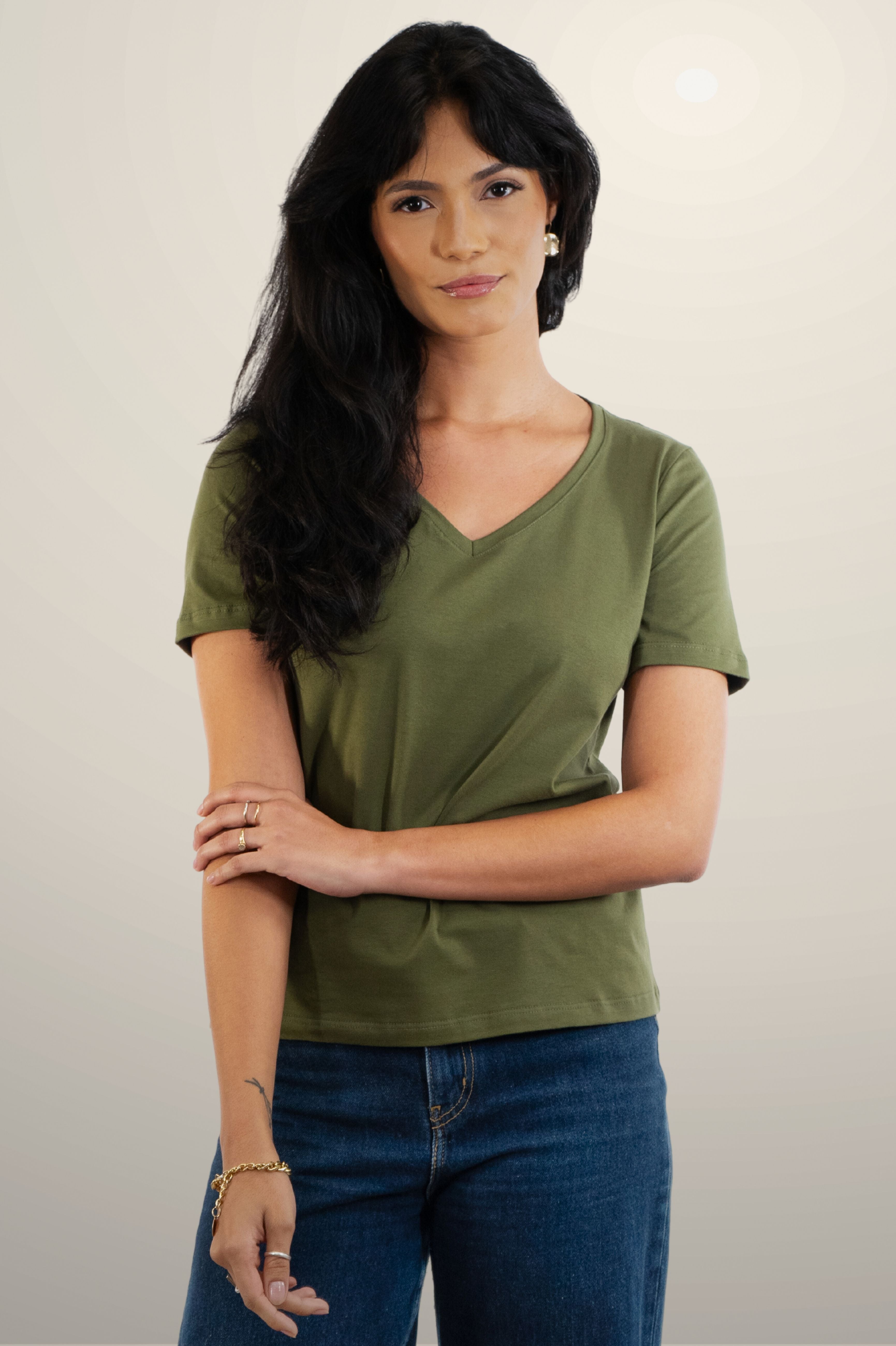 Camiseta Essential Moon Basics Gola V Verde