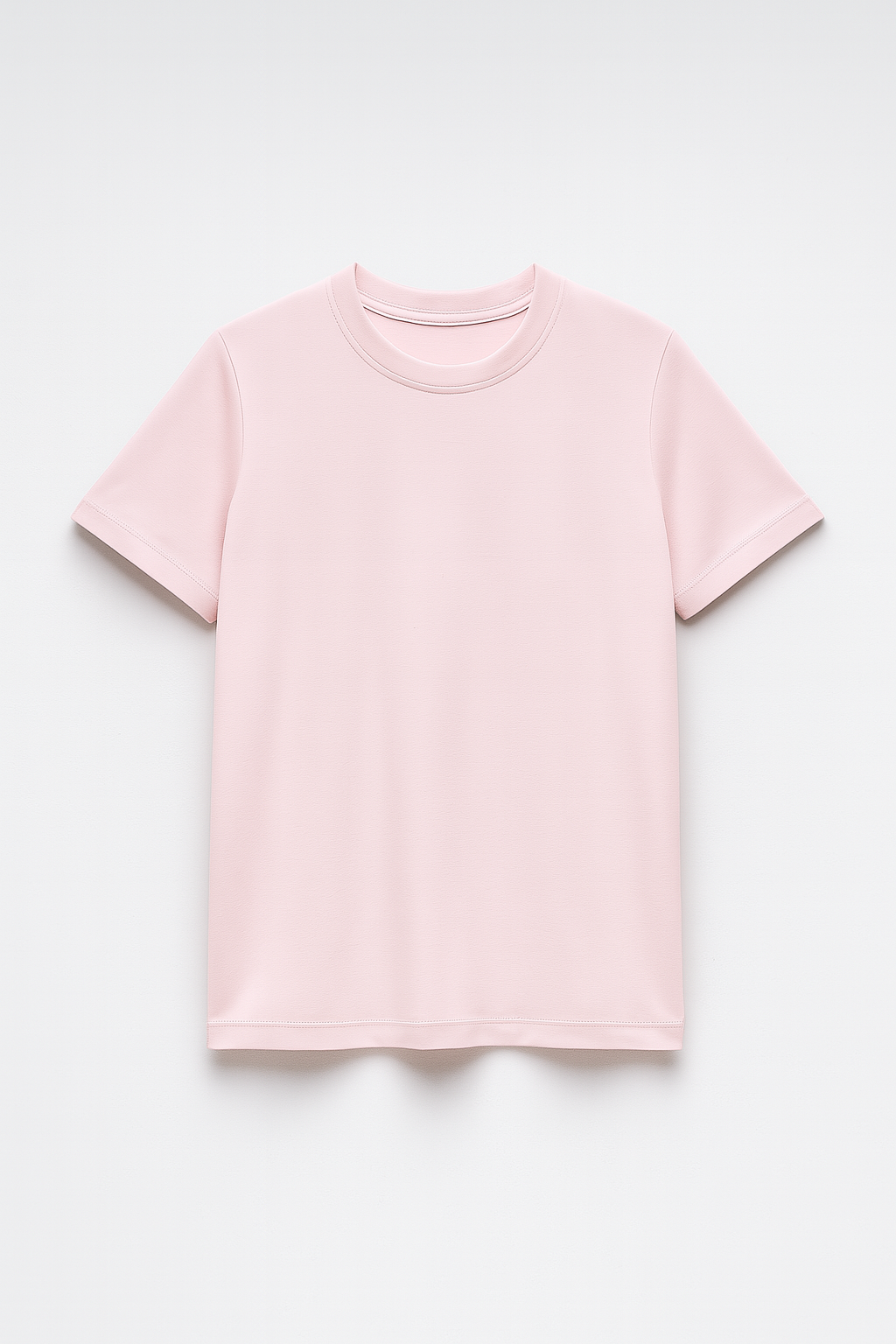 Camiseta Lisa New Moon Gola O Cotton Pink