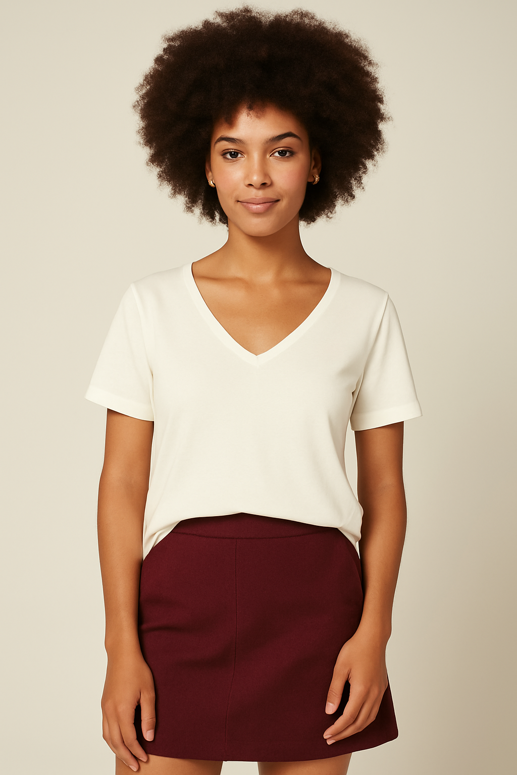 Camiseta Essential Moon Basics Gola V Off-white