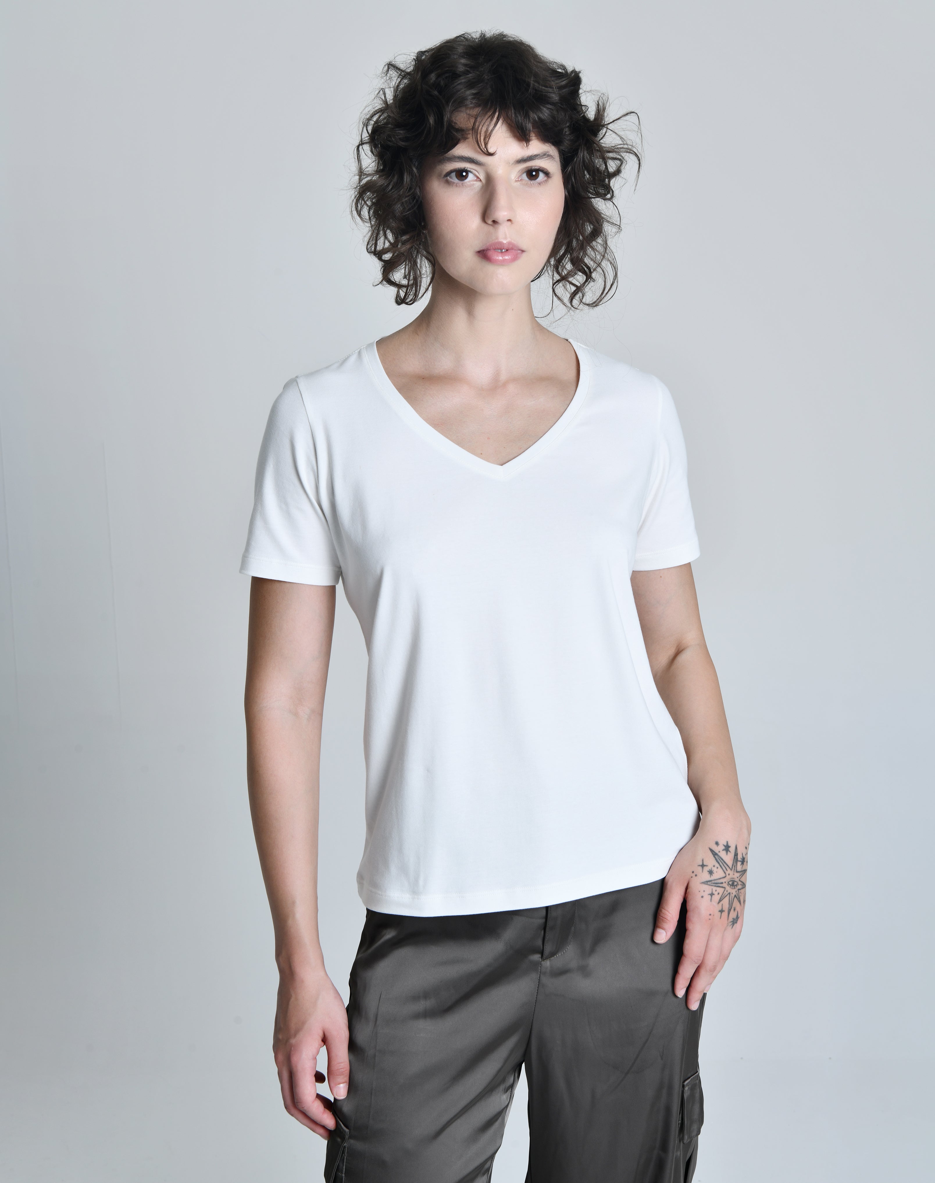 Camiseta Douz Manuela Off White