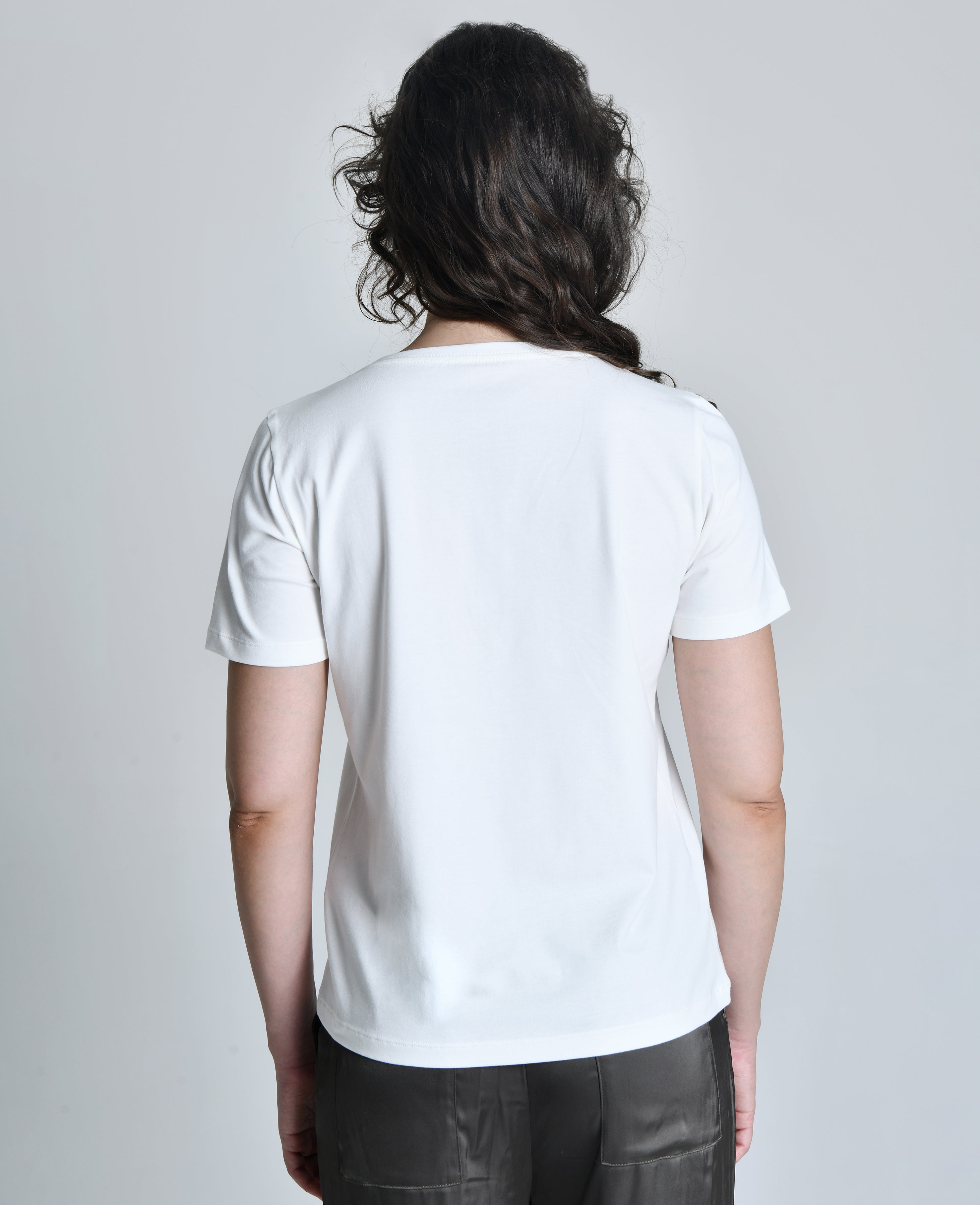 Camiseta Douz Manuela Off White