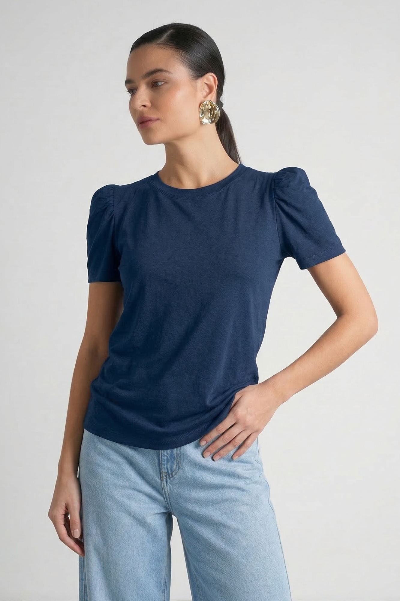 Camiseta Princess Moon Gola O Marinho