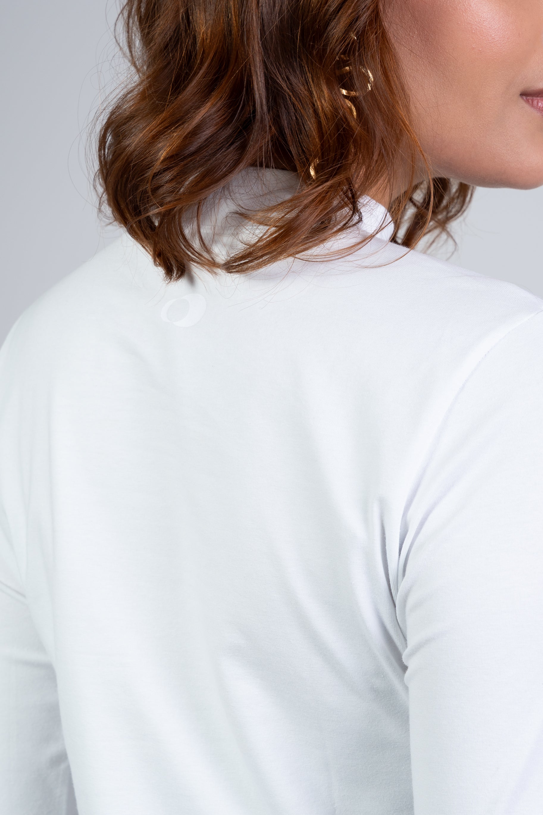 Blusa Moon Gola Média Branca