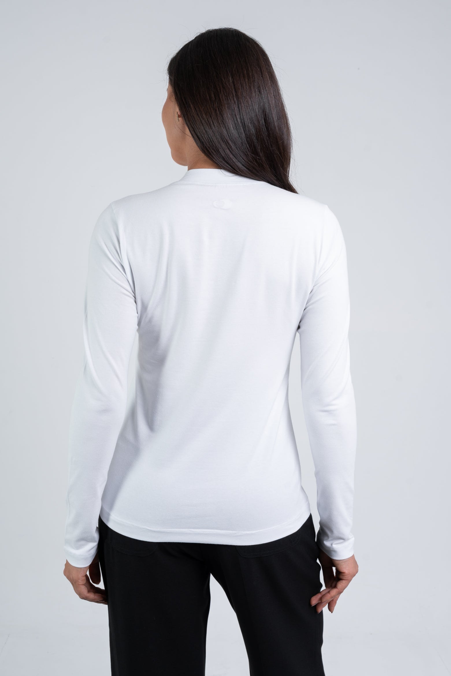 Blusa Moon Gola Média Branca