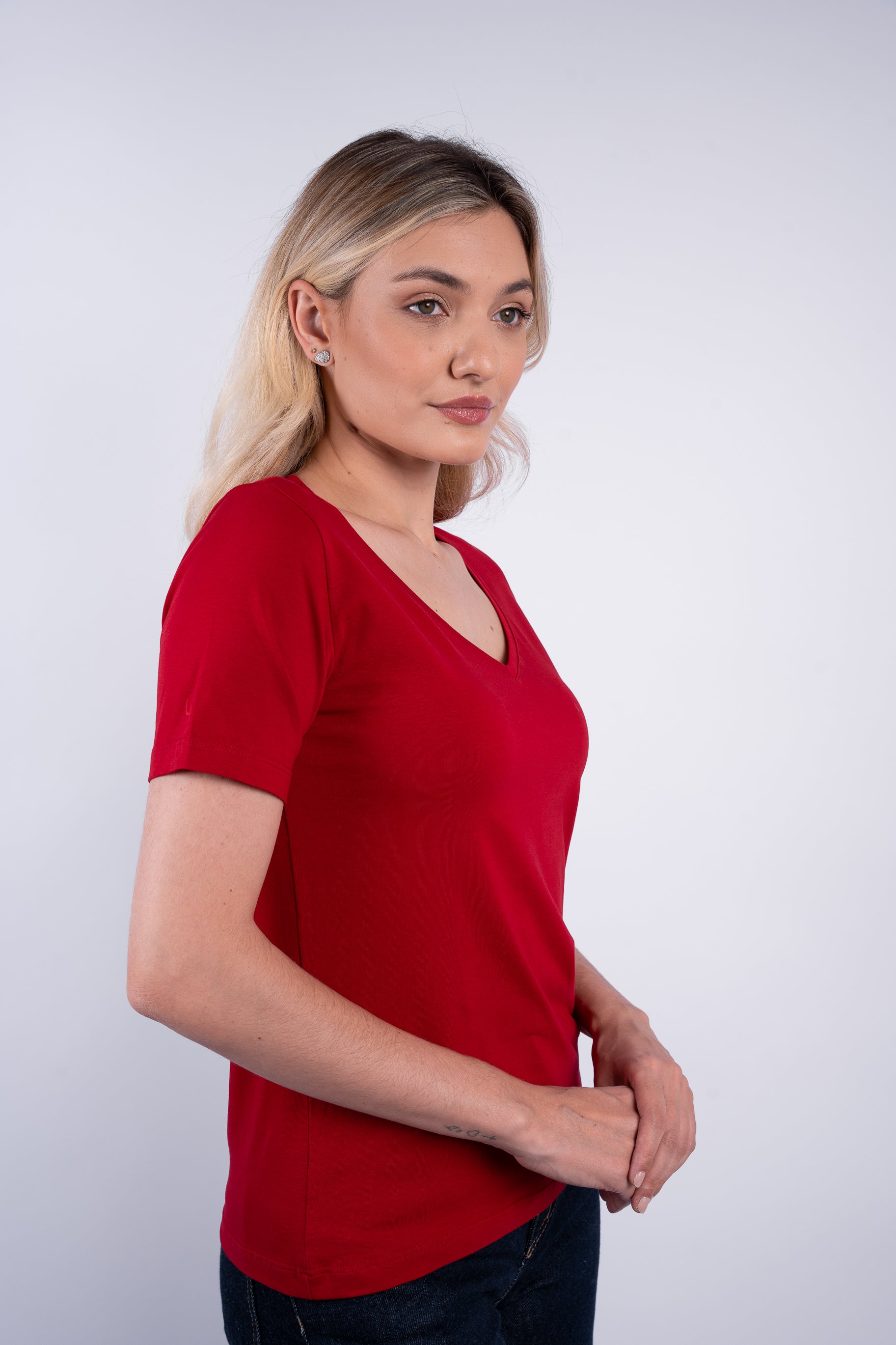 Camiseta Essential Moon Basics Gola V Vermelha