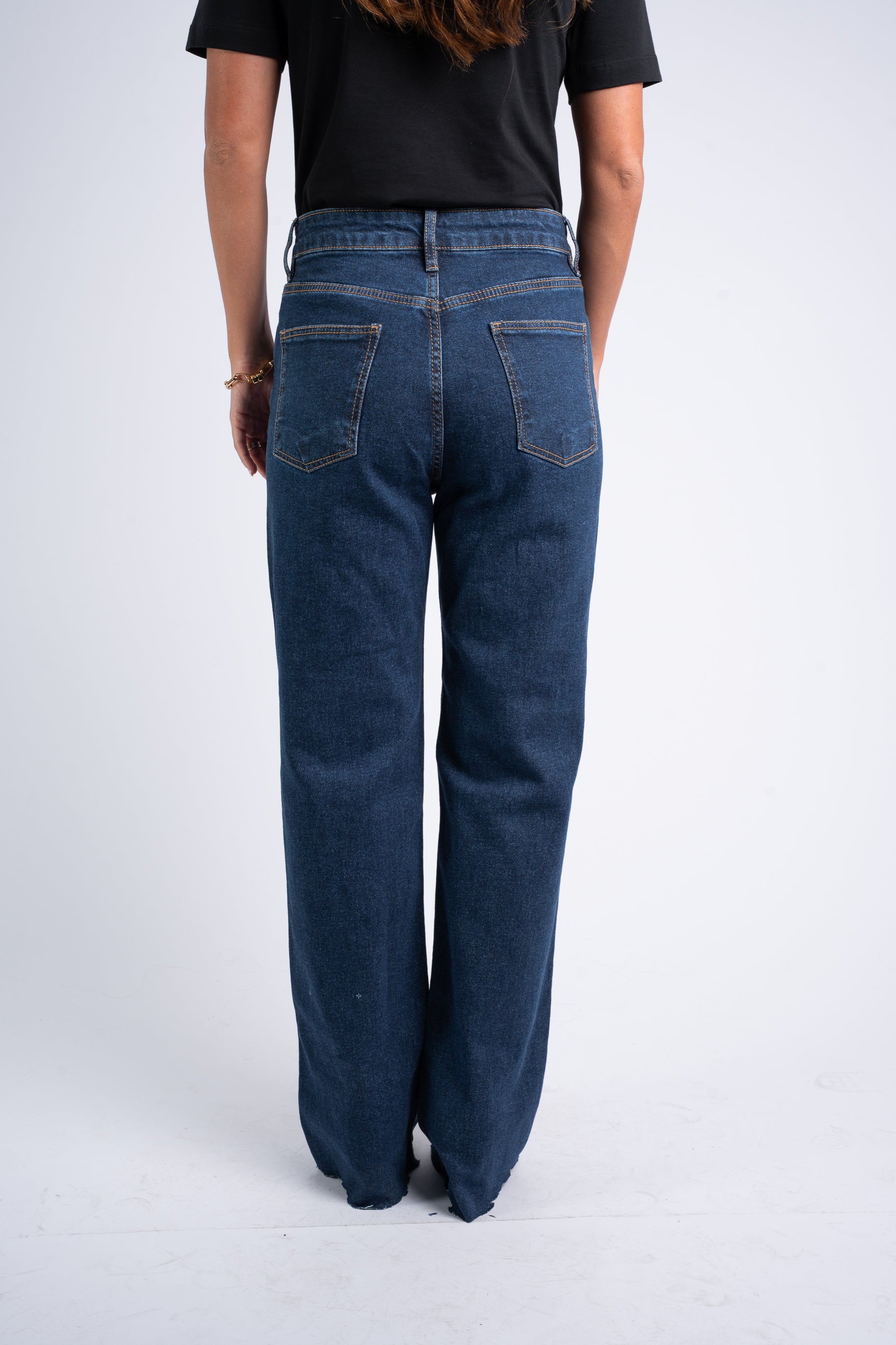 Calça Jeans Reta Moon Dark Blue
