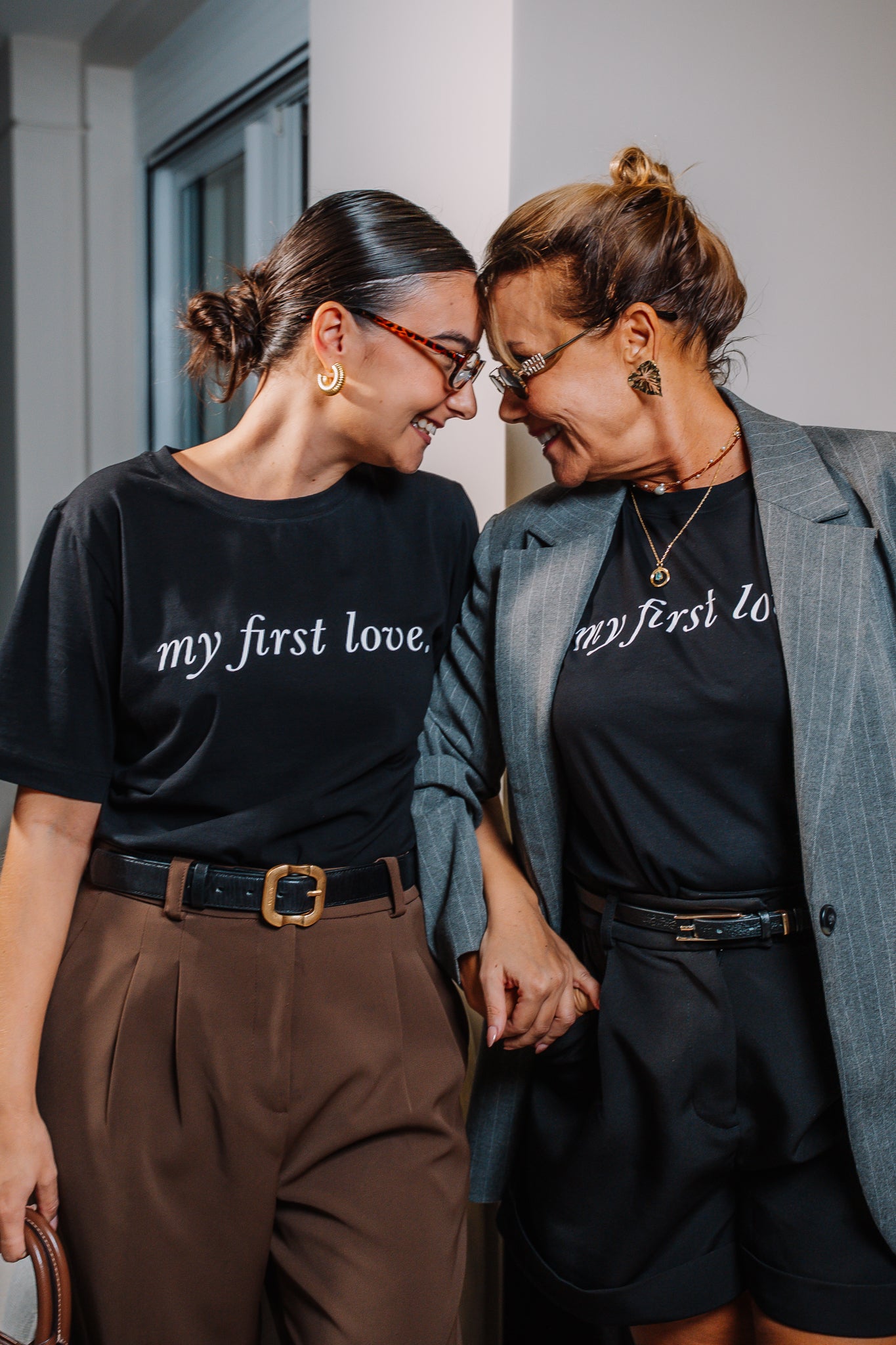 Camiseta My First Love Gola O Preta