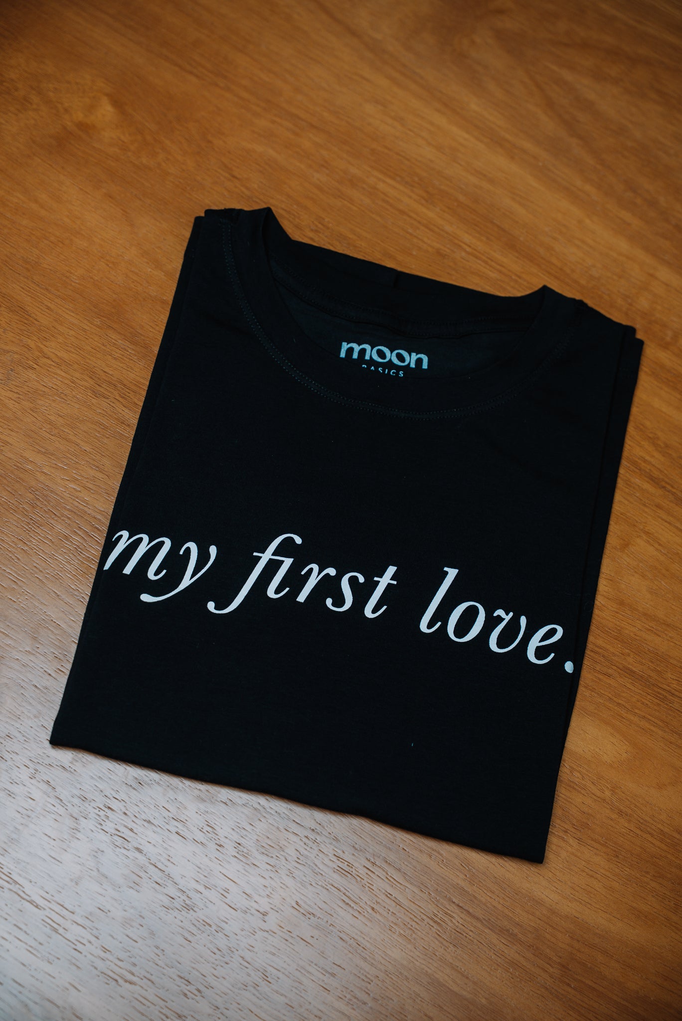 Camiseta My First Love Gola O Preta