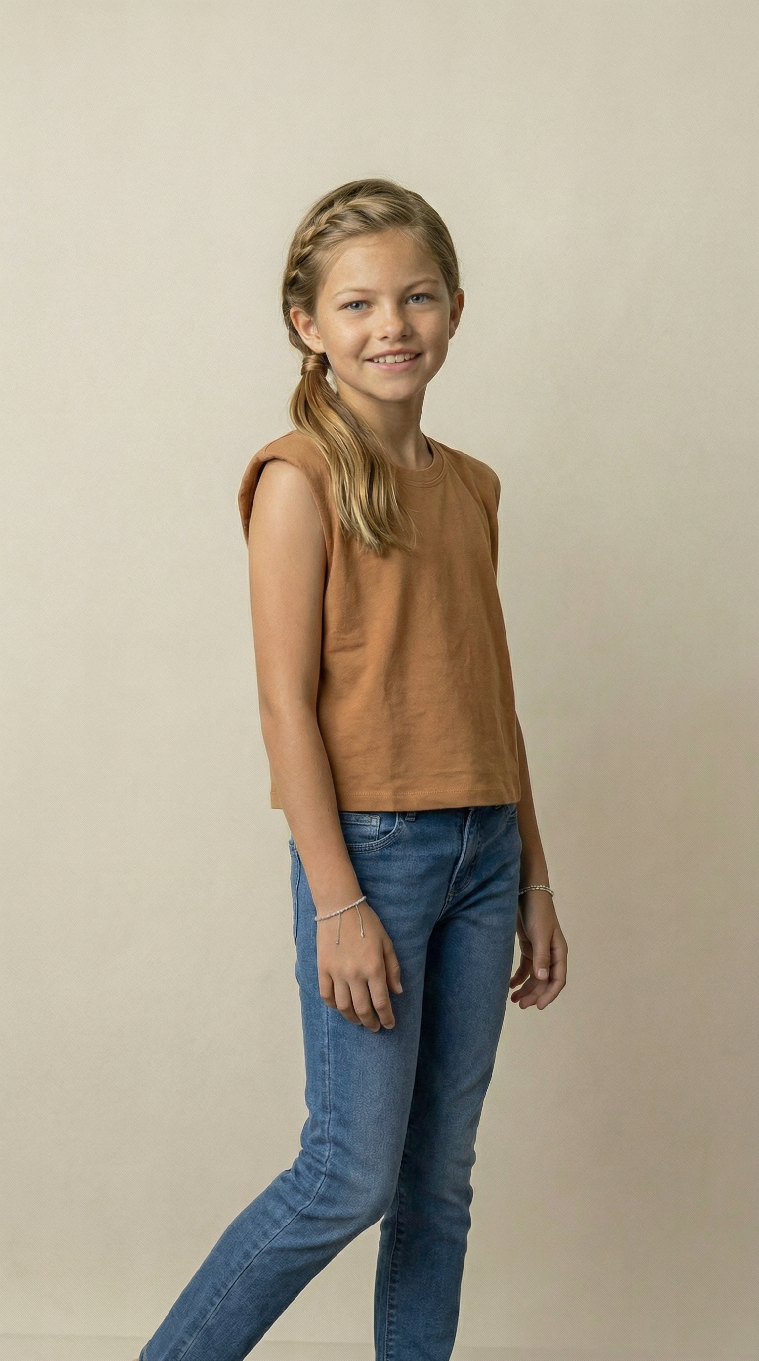 Camiseta Douz Infantil Luisa Caramelo
