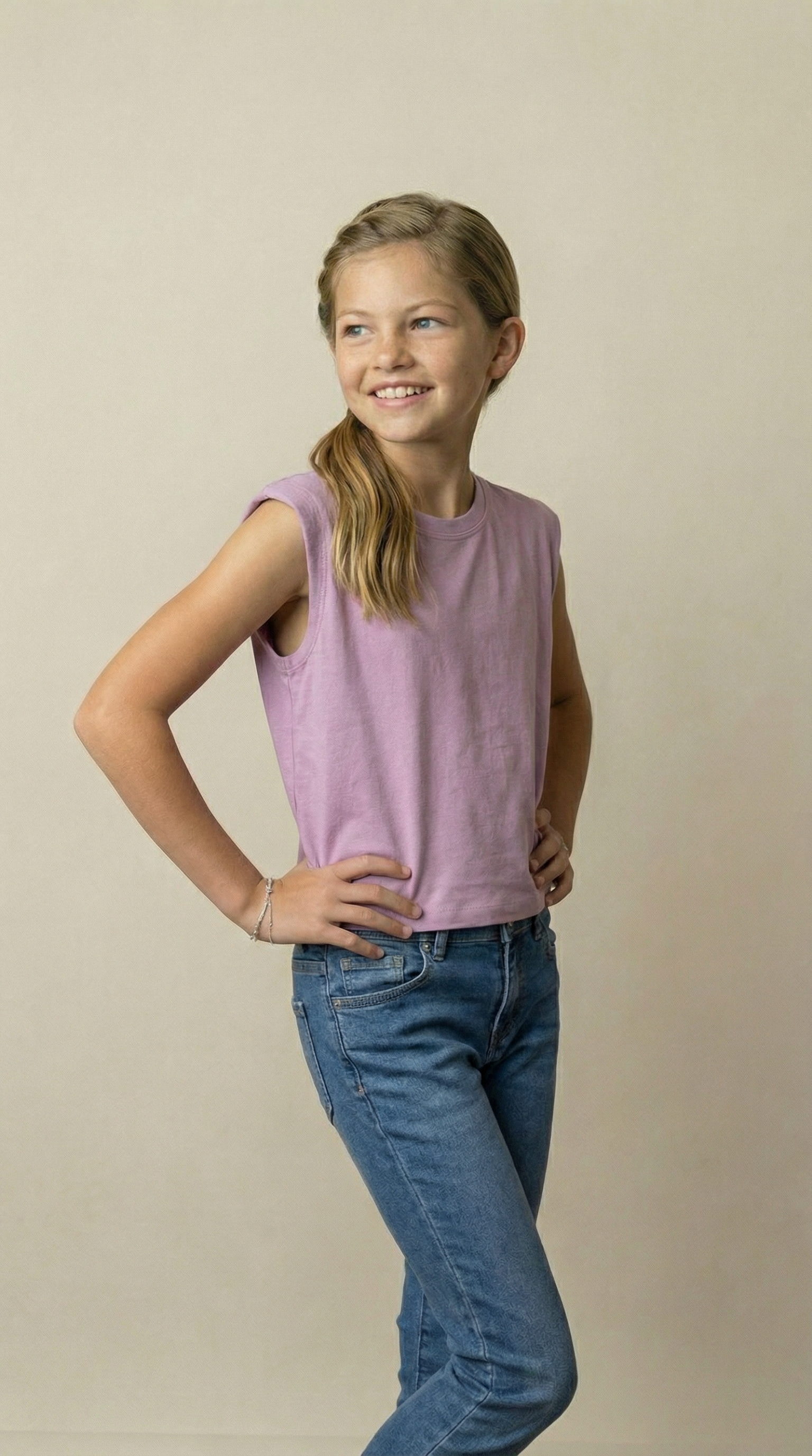 Camiseta Douz Infantil Luisa Lilás
