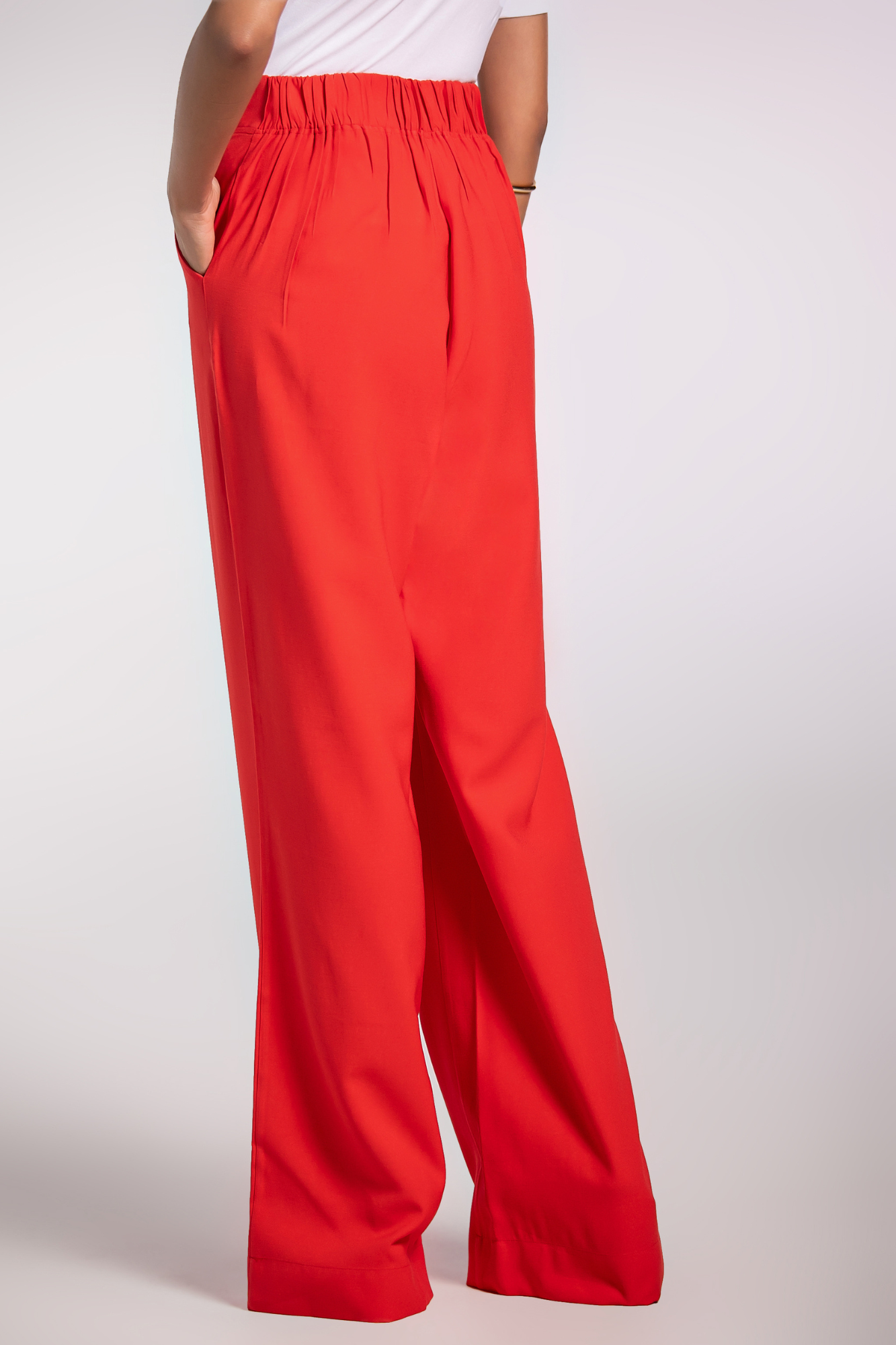 Calça Alfaiataria Moon Casual Vermelha