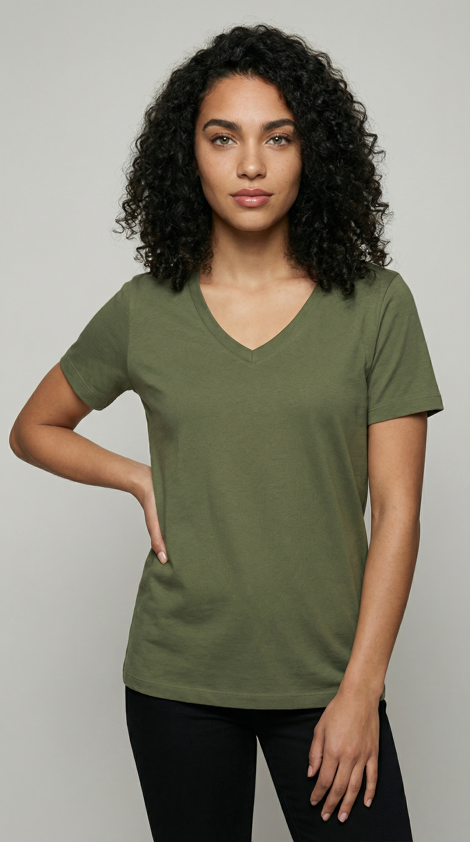 Camiseta Douz Manuela Verde Oliva