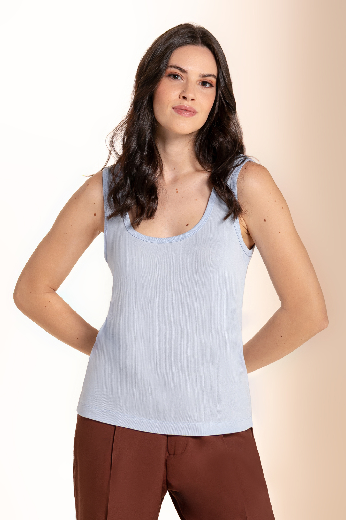 Regata Molinha Moon Azul Céu
