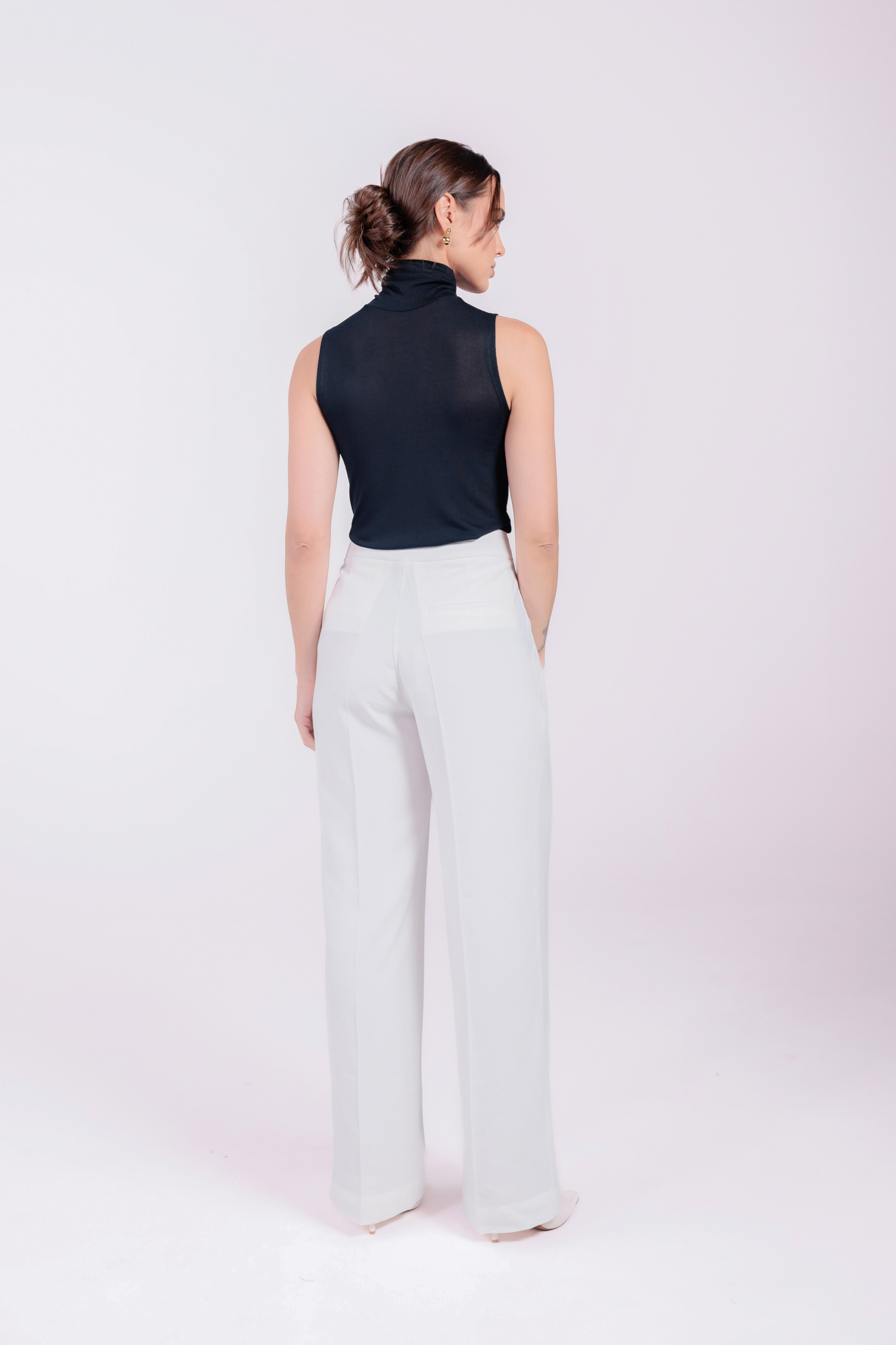 Calça Alfaiataria Moon Off White