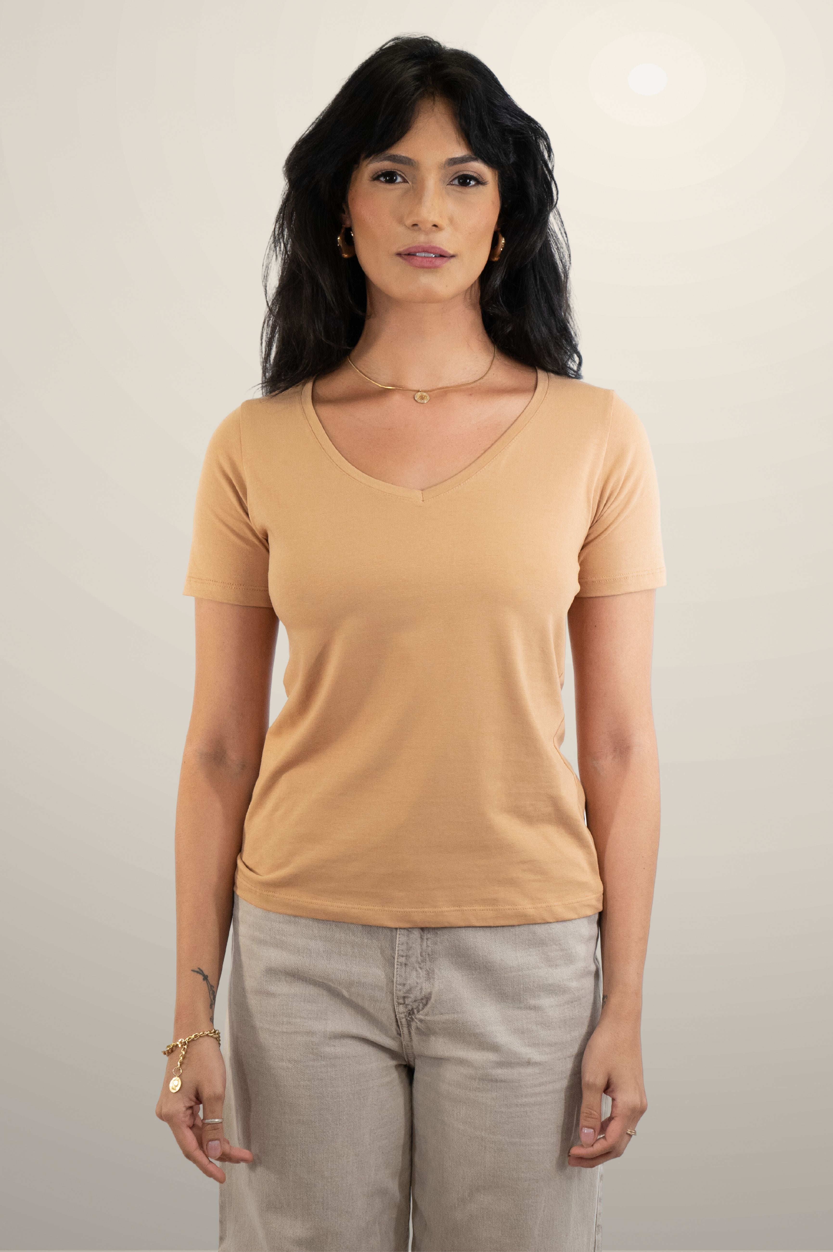 Camiseta Essential Moon Basics Gola V Areia