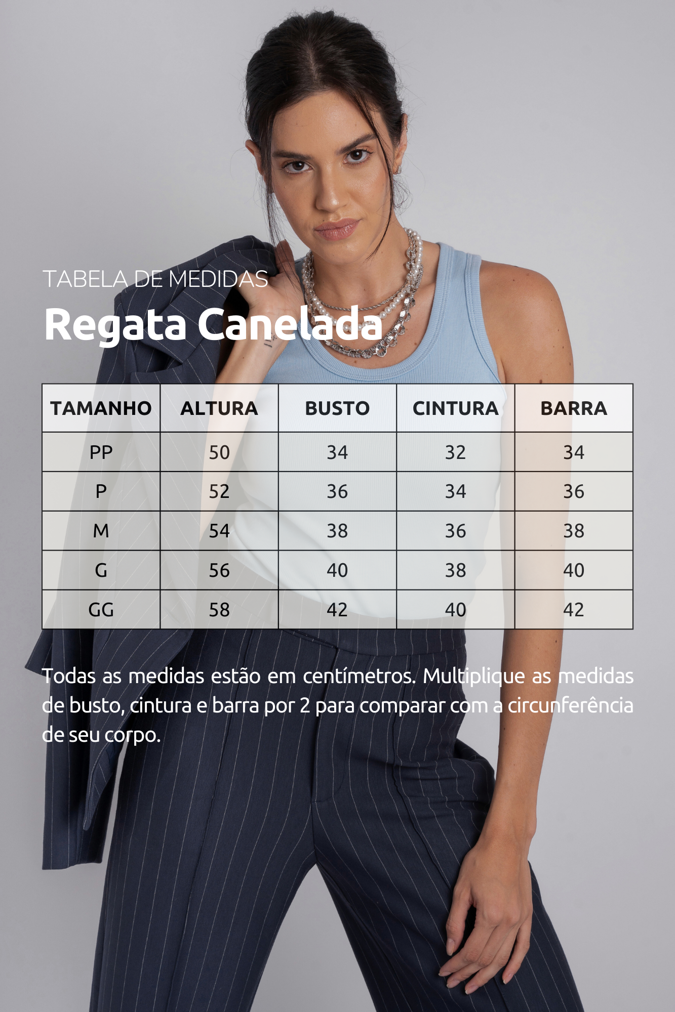 Regata Canelada Moon Basics Gola U Azul Céu