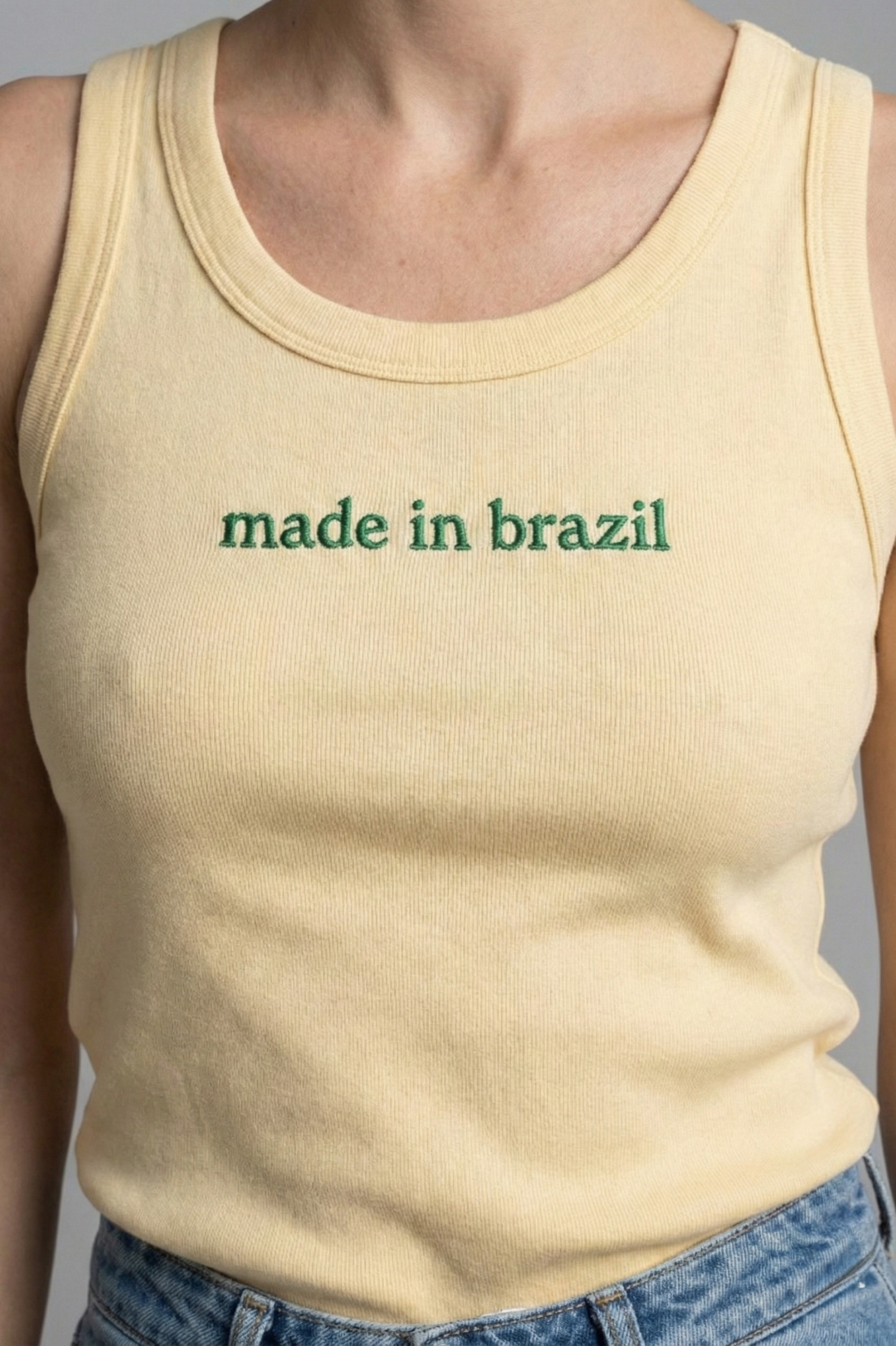 Regata Bordada Copa Moon Gola U Amarela