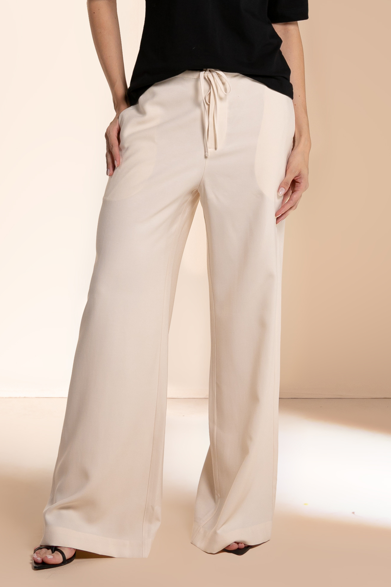 Calça Reta Moon Relaxed Off-white