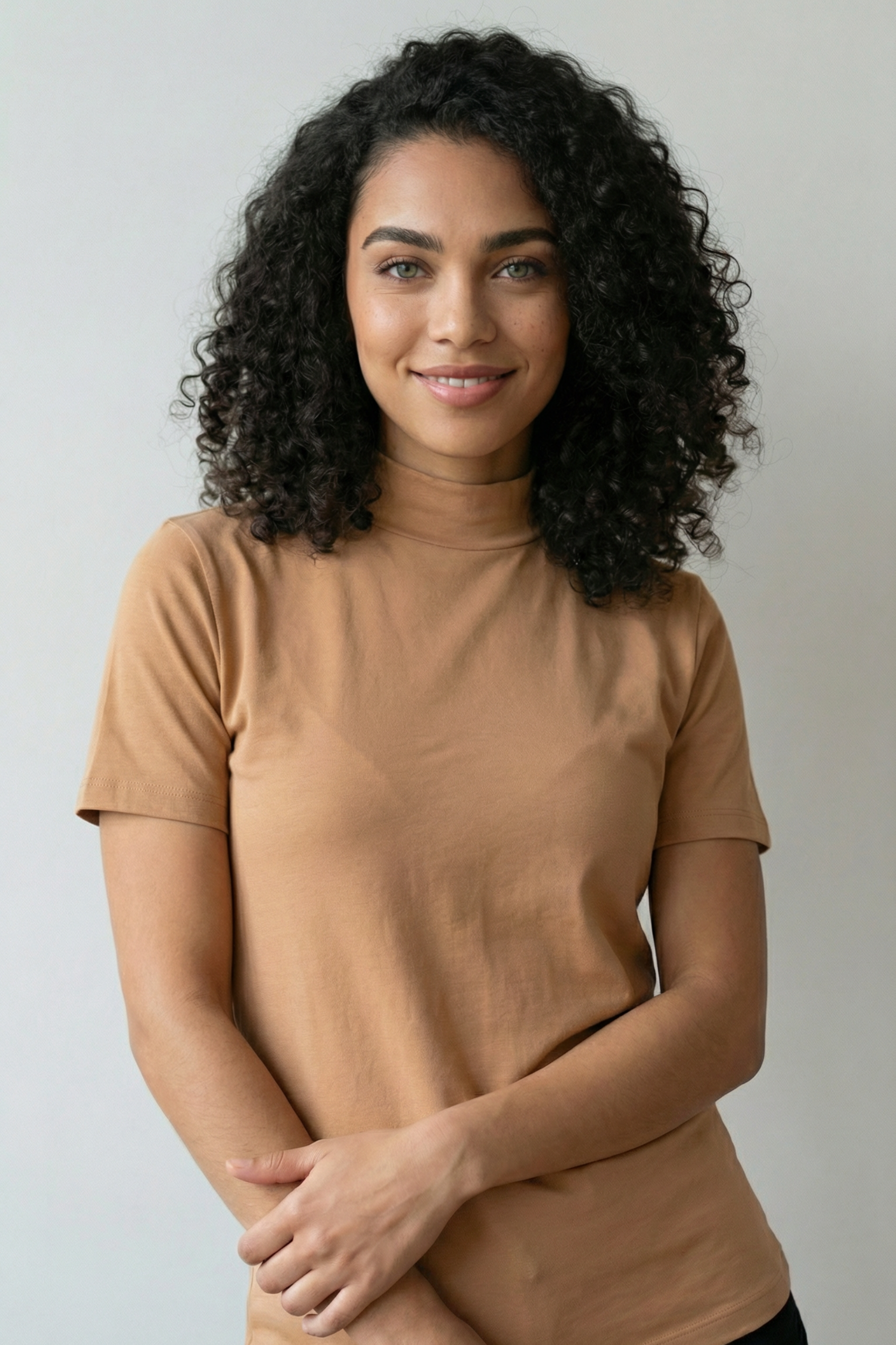 Camiseta Douz Flavia Caramelo