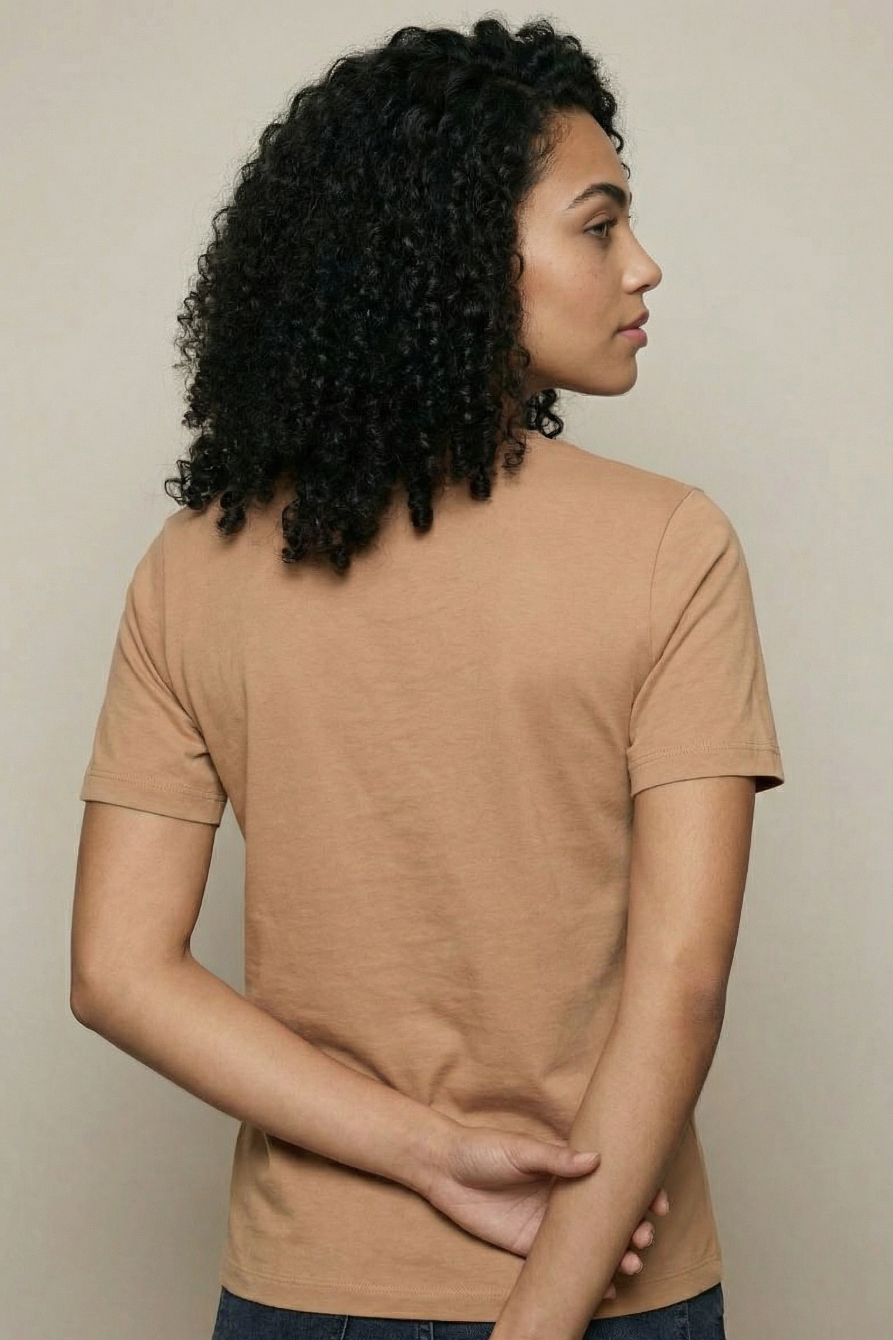 Camiseta Douz Flavia Caramelo