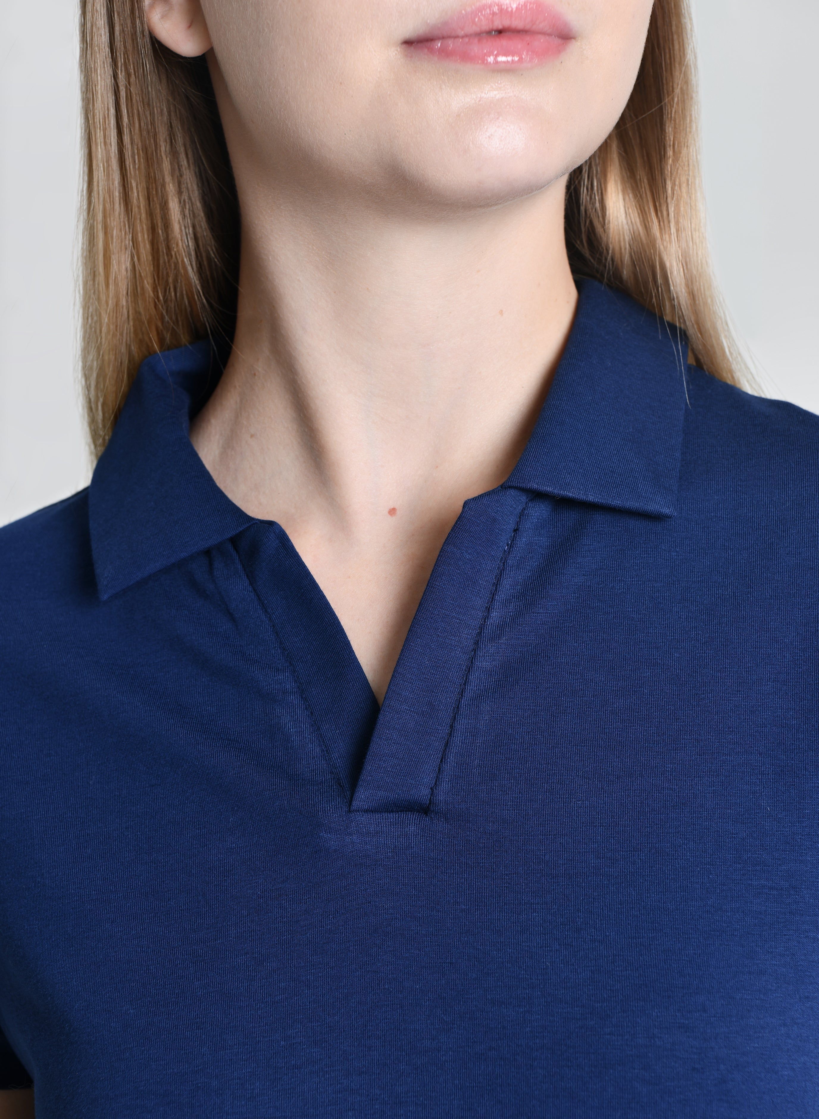 Camiseta Douz Elisabeth Gola Polo Azul