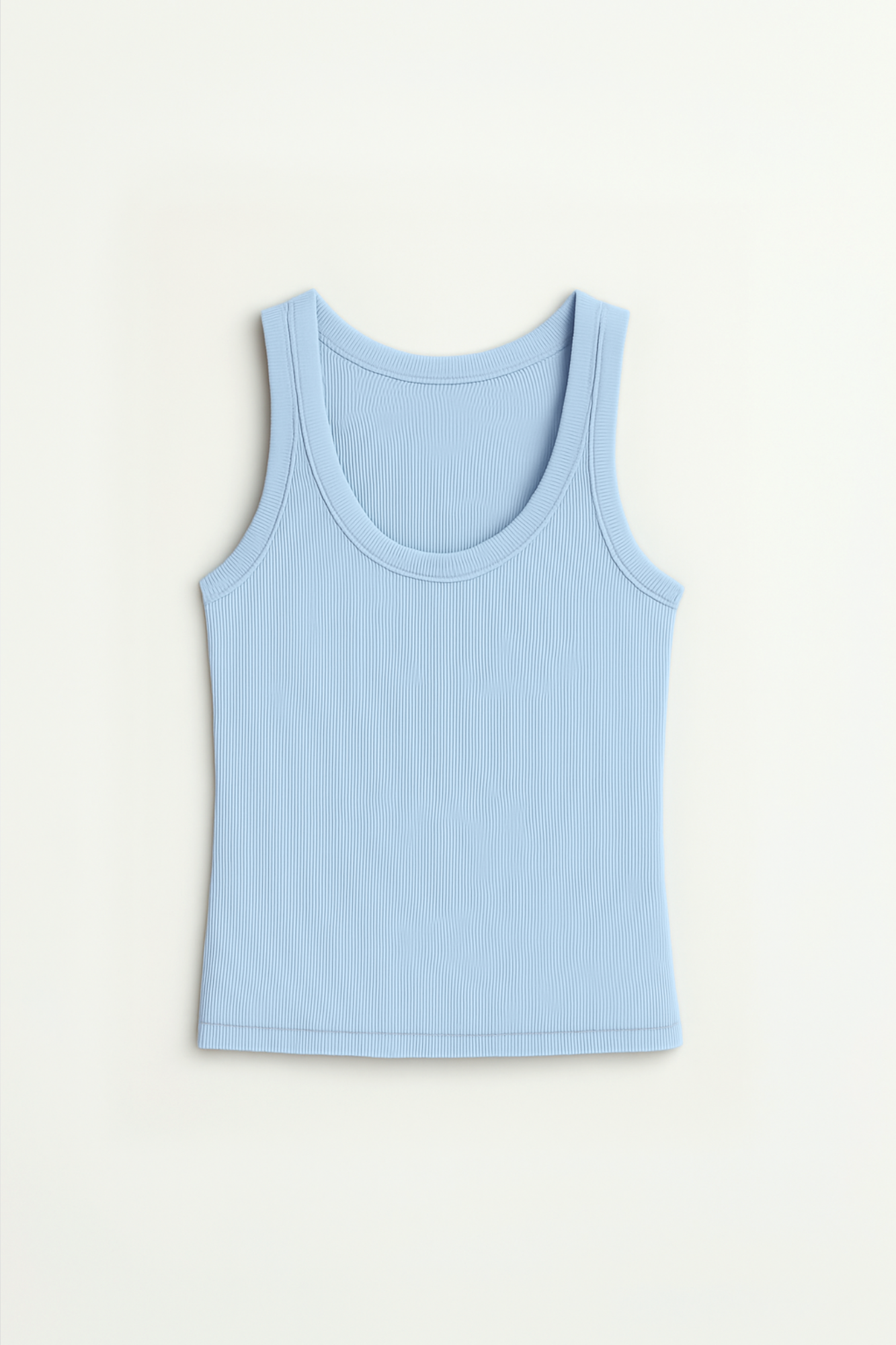 Regata Canelada Moon Basics Gola U Azul Céu
