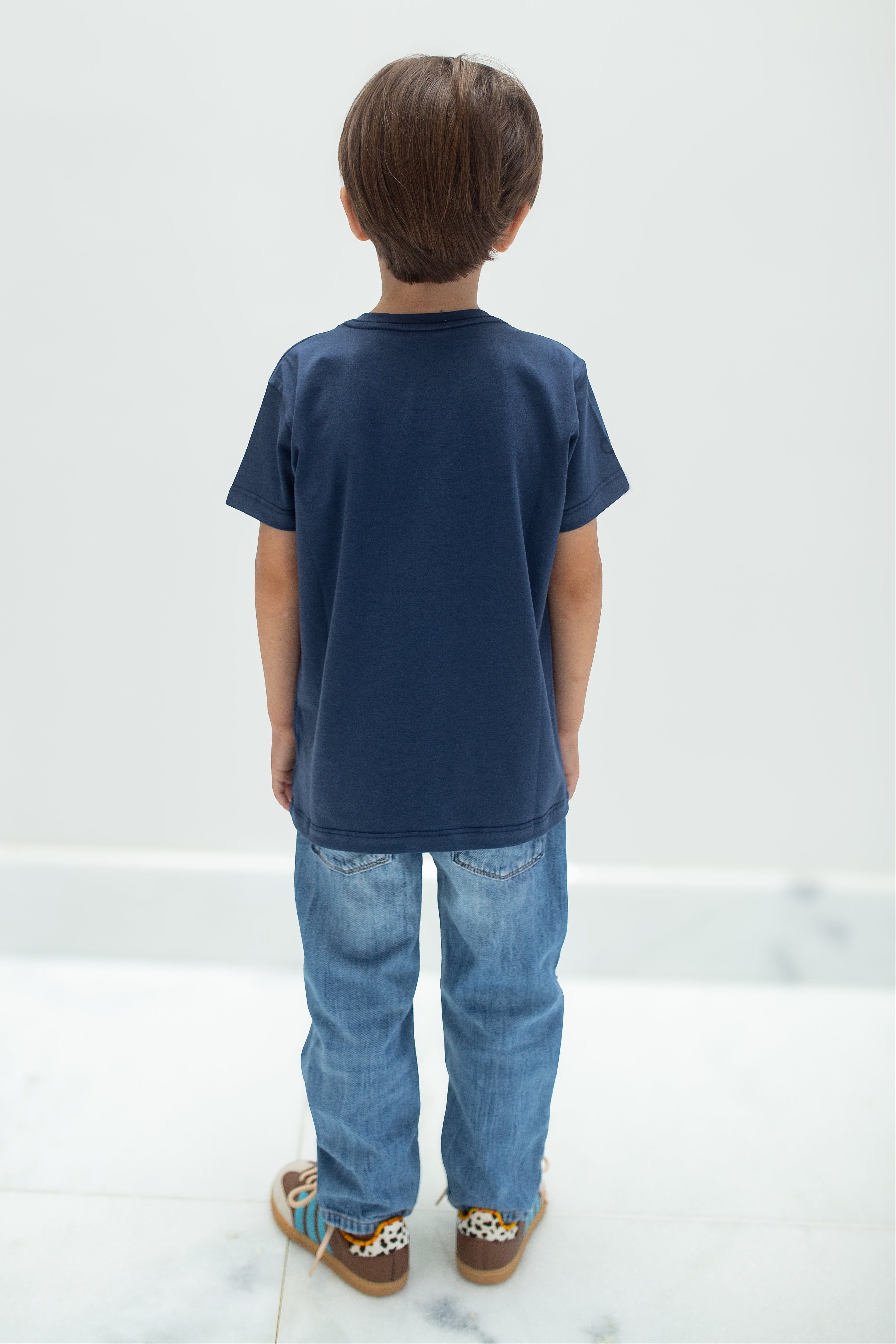 Camiseta Douz Infantil Augusto Azul